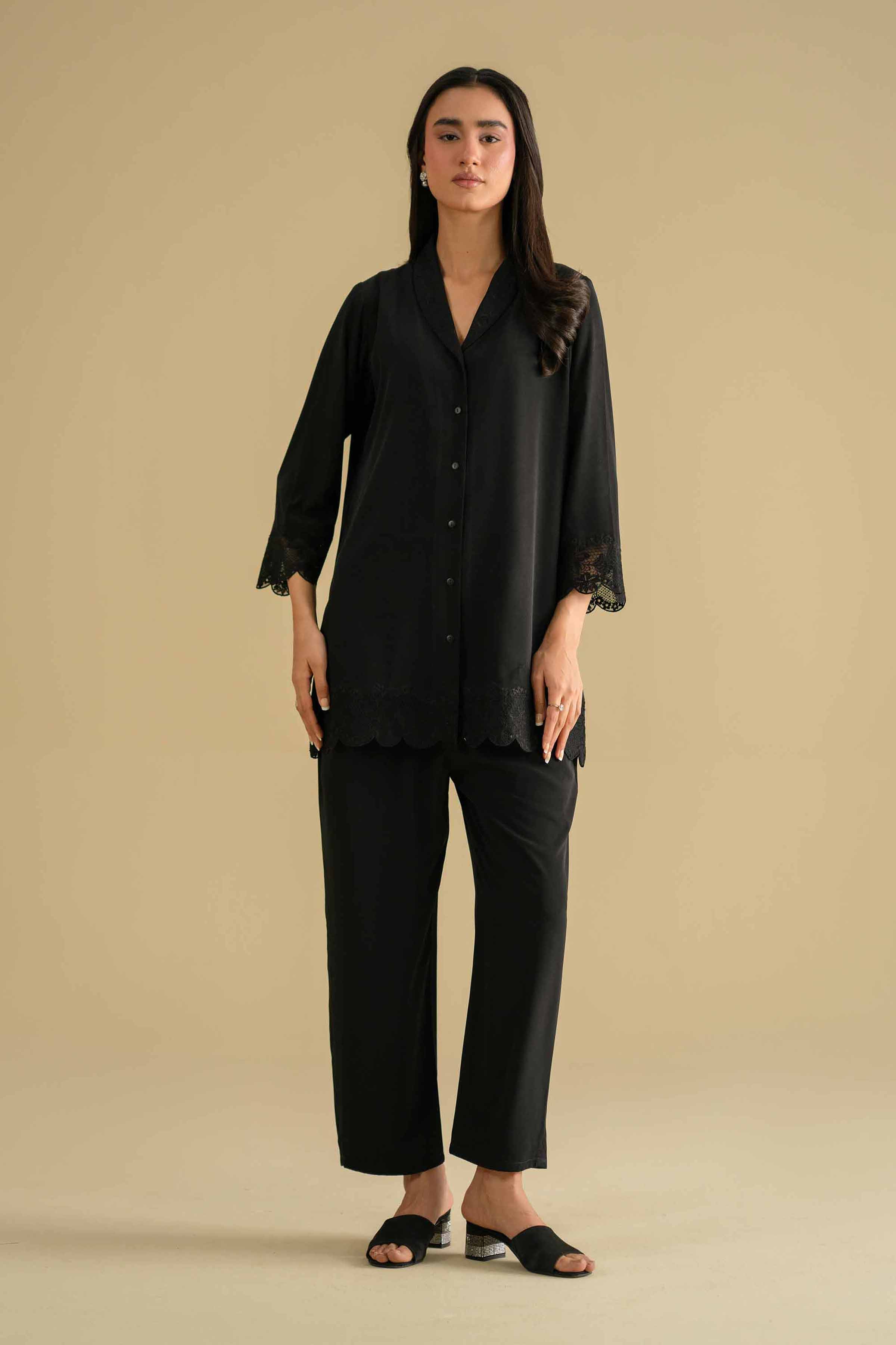 2 Piece - Embroidered Loungewear - KLS26-08 for Women - Pret Collection | Nishat | Shop Online