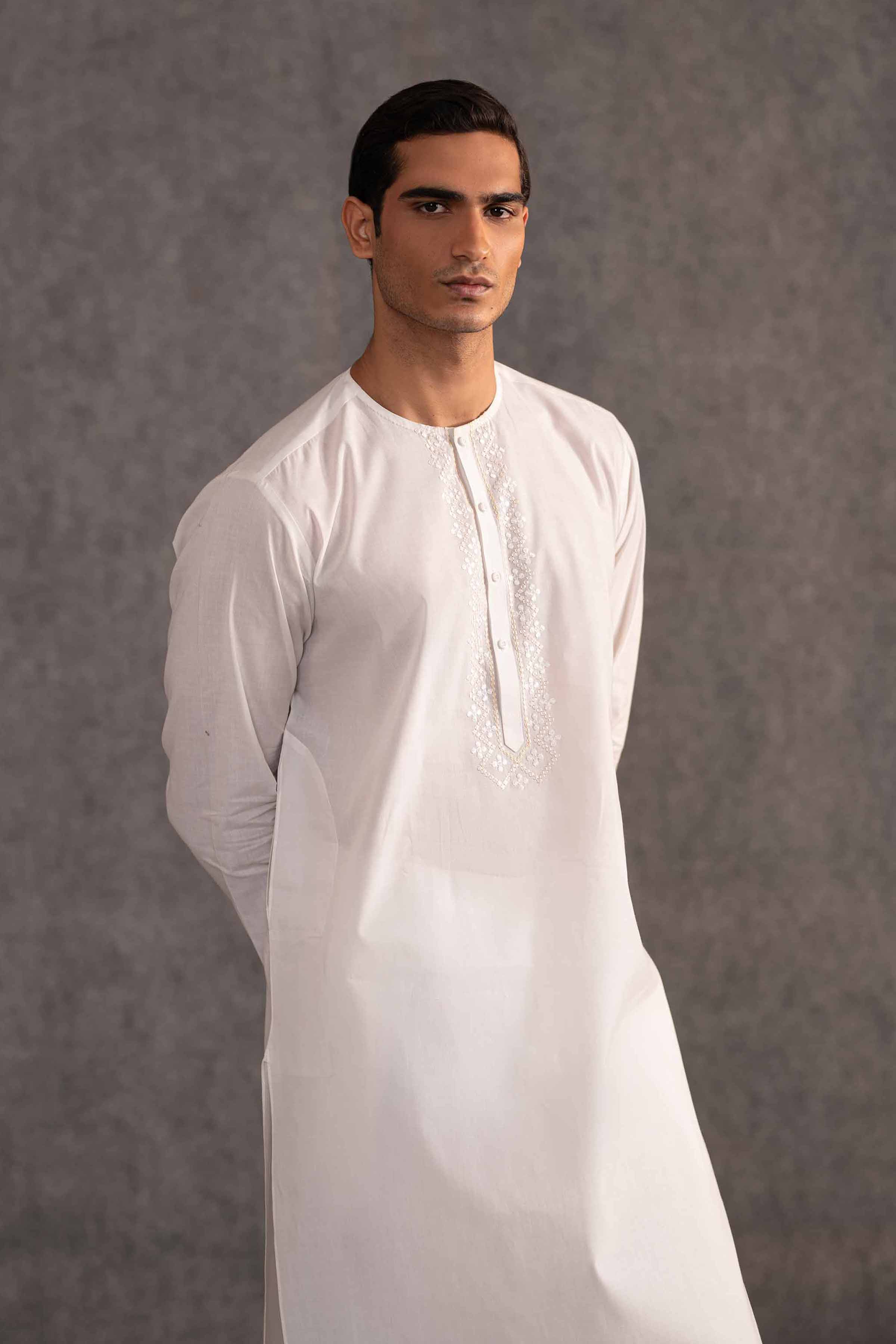 2 Piece - Embroidered Naqsh Suit - KNS25-04 for Men - Menswear Collection | Nishat | Shop Online