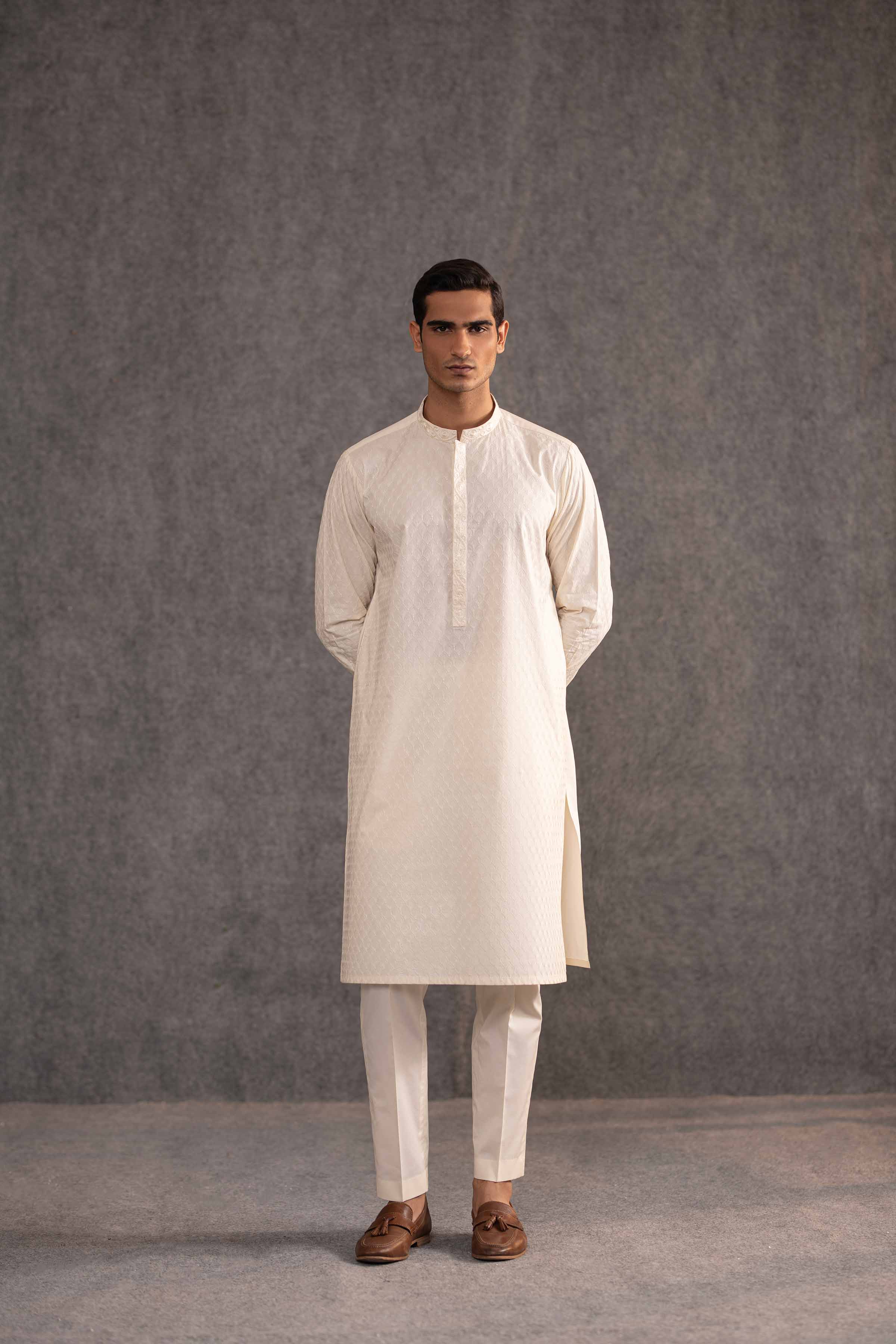2 Piece - Embroidered Naqsh Suit - KNS25-07 for Men - Menswear Collection | Nishat | Shop Online