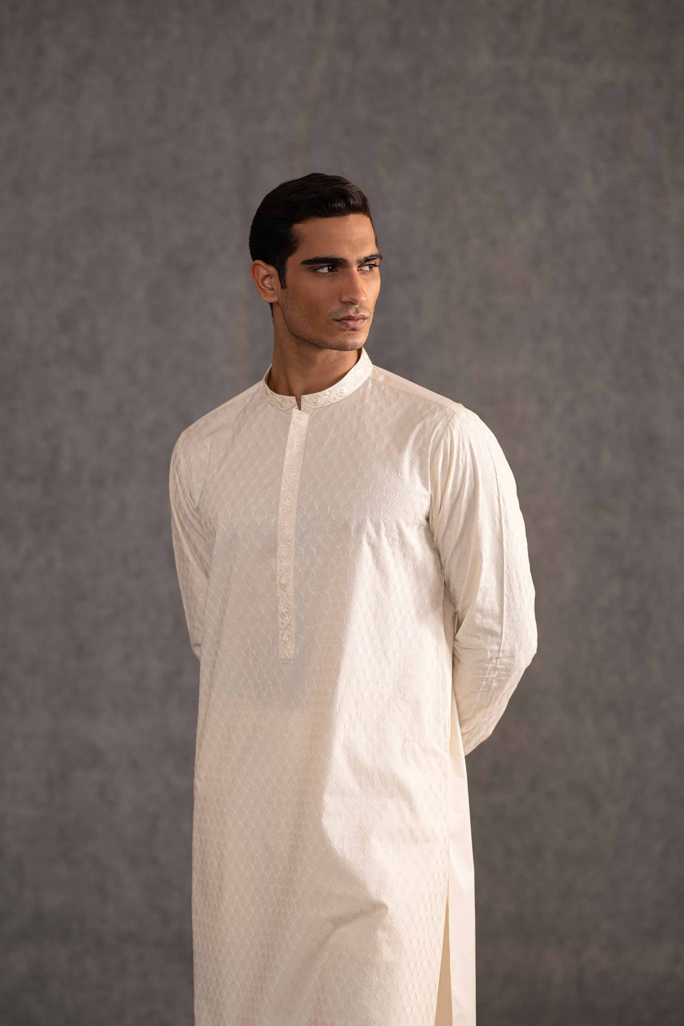 2 Piece - Embroidered Naqsh Suit - KNS25-07 for Men - Menswear Collection | Nishat | Shop Online