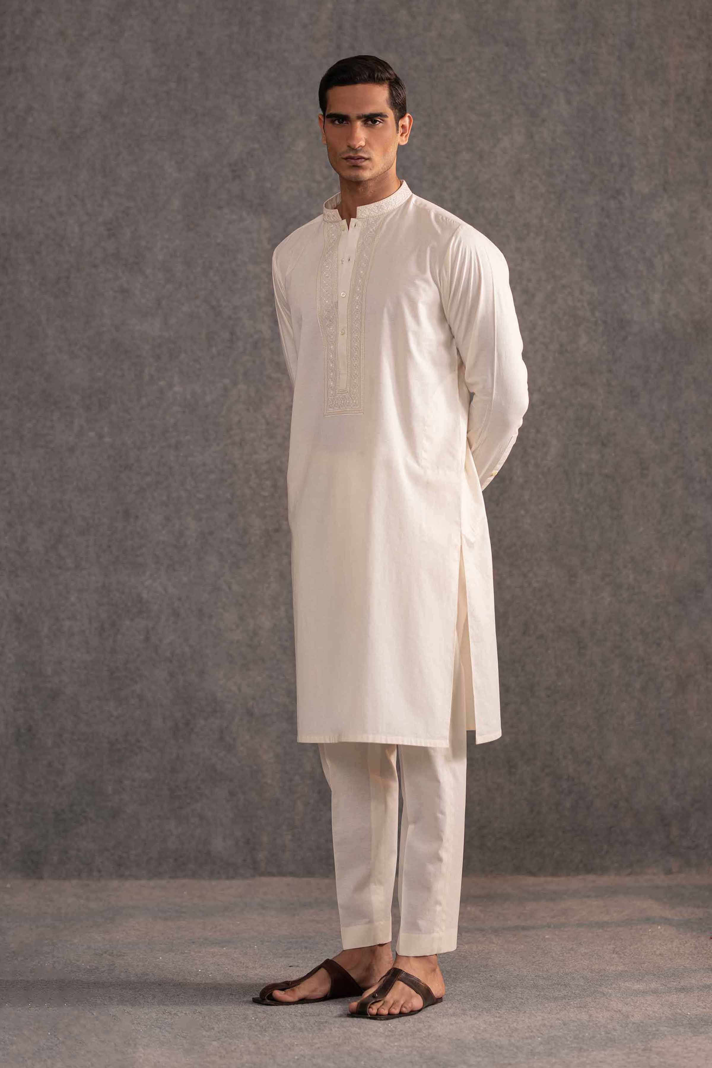 2 Piece - Embroidered Naqsh Suit - KNS25-08 for Men - Menswear Collection | Nishat | Shop Online
