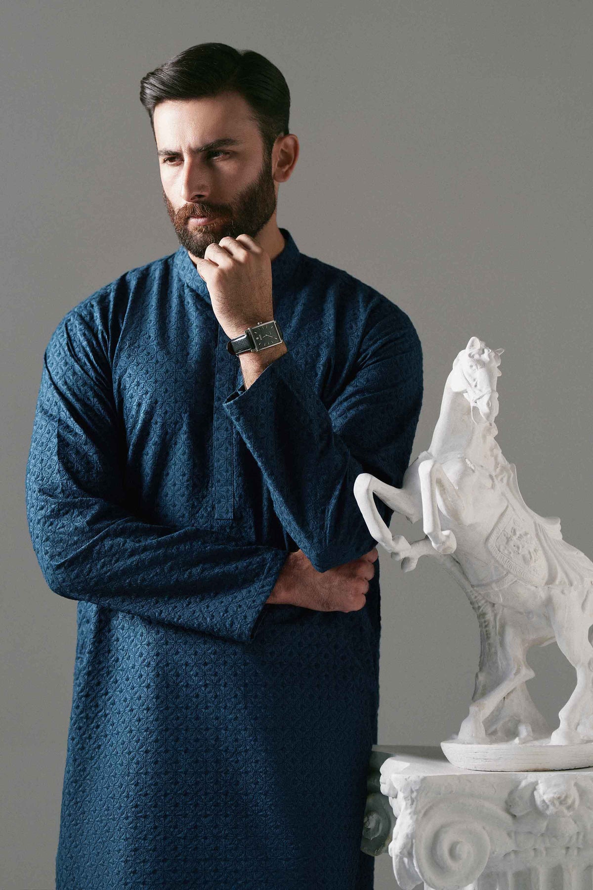 Embroidered Kurta - NLWS26-01 – Men’s Stitched Collection | Nishat | Shop Online