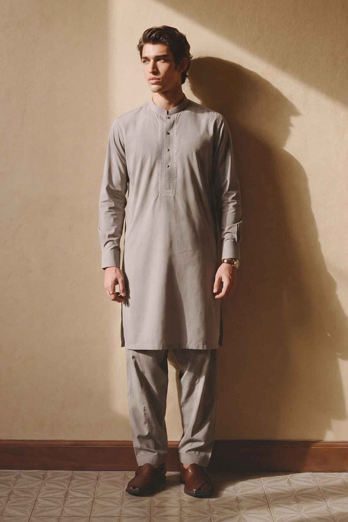 2 Piece - Embroidered Suit - NLWS26-10 – Men’s Stitched Collection | Nishat | Shop Online