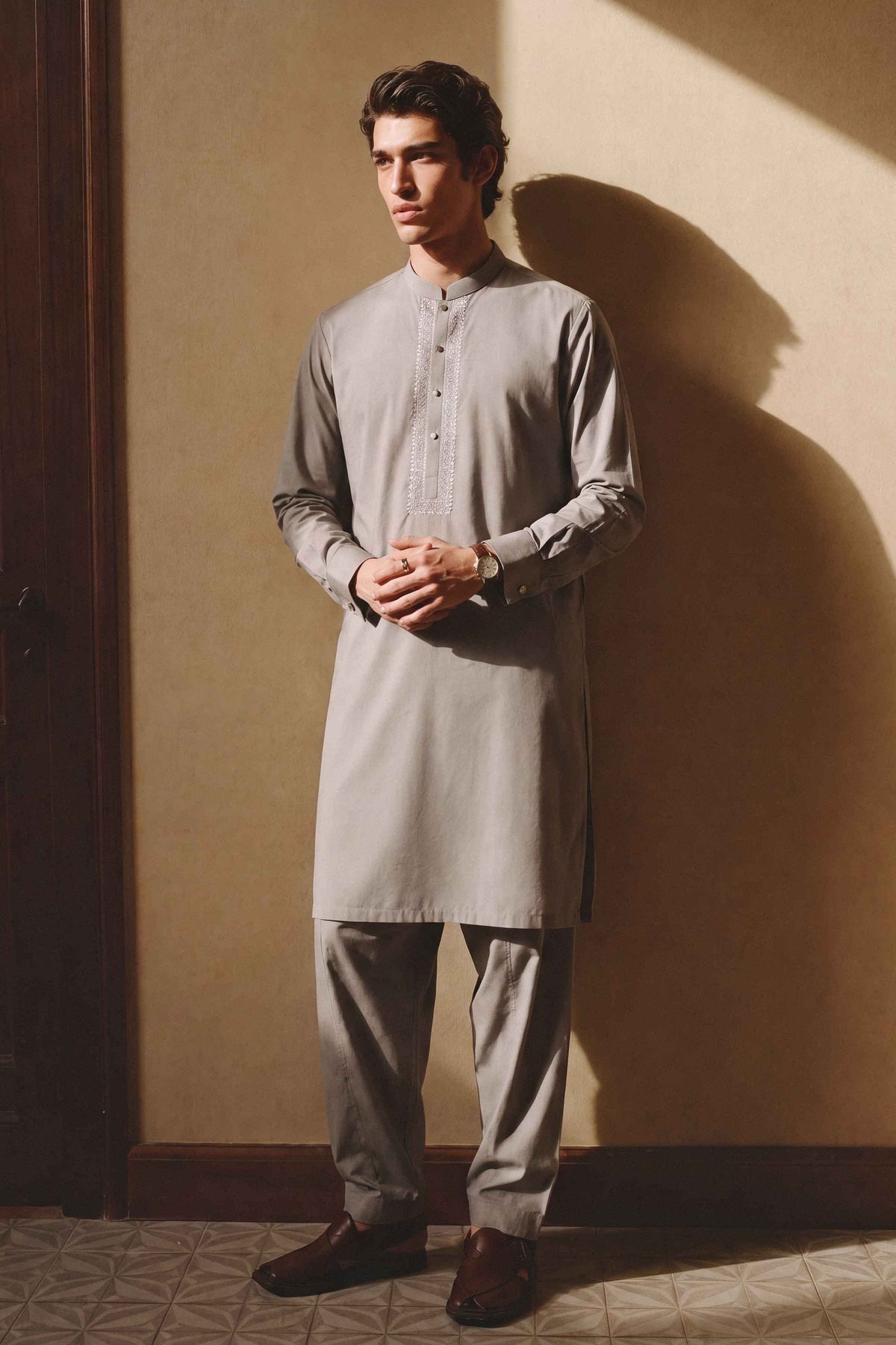 2 Piece - Embroidered Suit - NLWS26-10 – Men’s Stitched Collection | Nishat | Shop Online