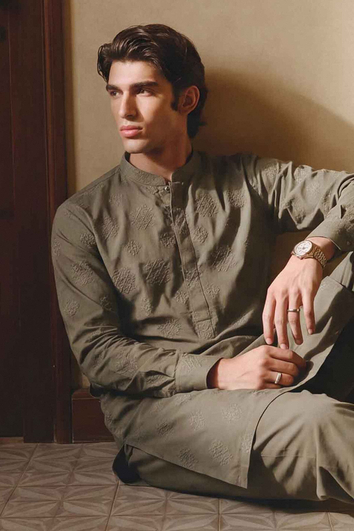 2 Piece - Embroidered Suit - NLWS26-25 – Men’s Stitched Collection | Nishat | Shop Online