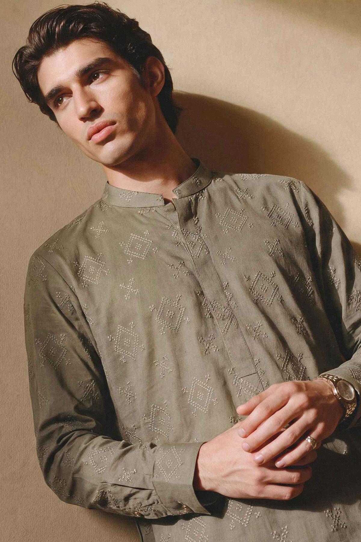 2 Piece - Embroidered Suit - NLWS26-25 – Men’s Stitched Collection | Nishat | Shop Online