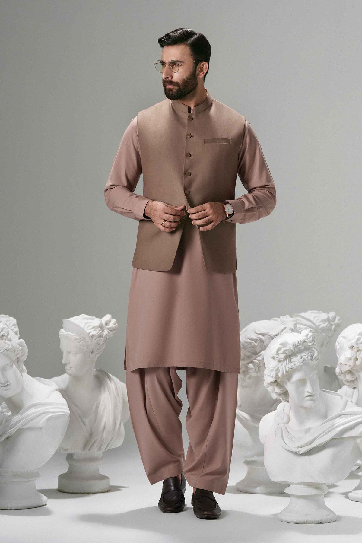 2 Piece - Embroidered Suit - NLWS26-20 – Men’s Stitched Collection | Nishat | Shop Online