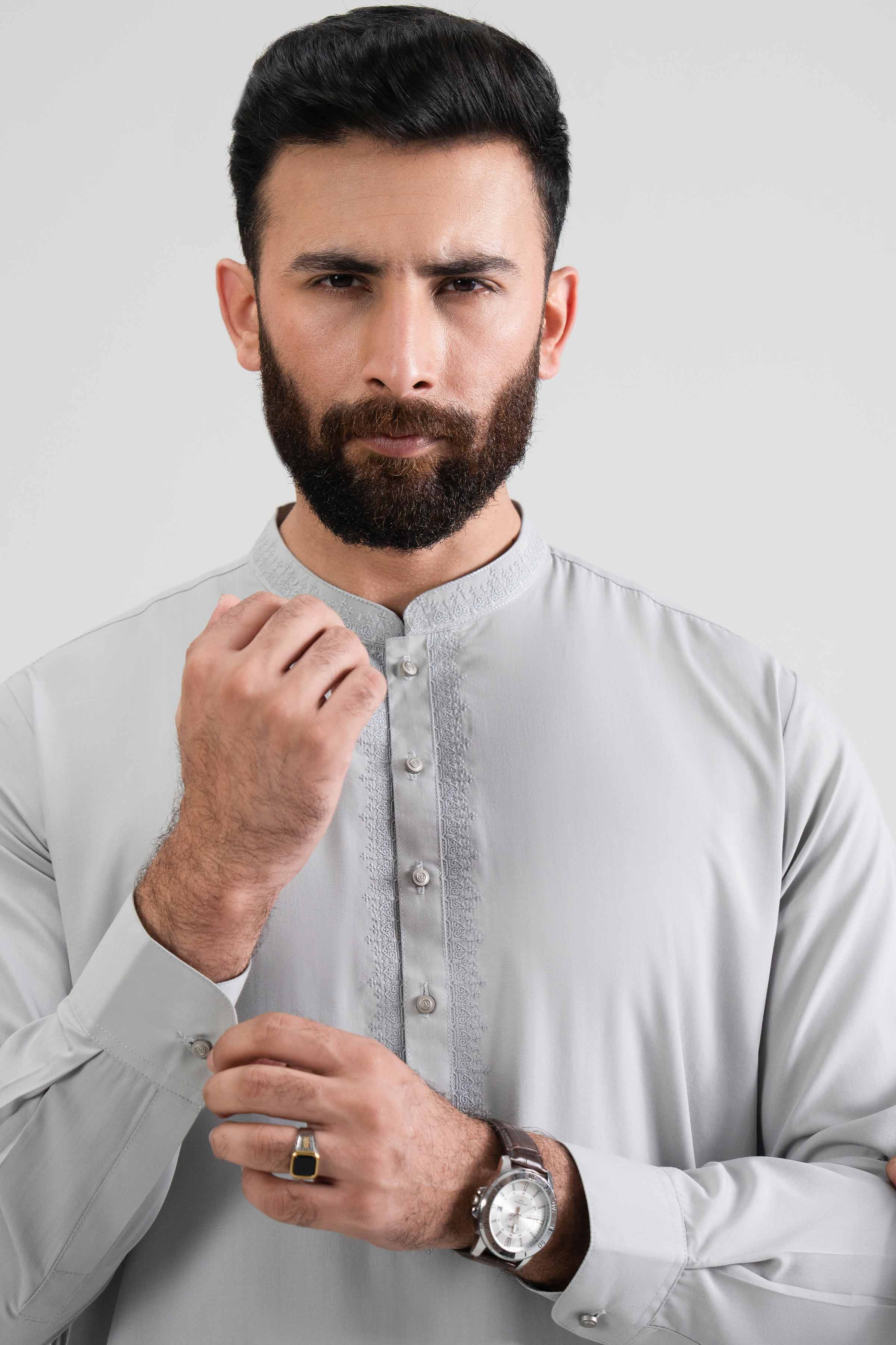 2 Piece - Embroidered Suit - NQ26-001 – Men’s Stitched Collection | Nishat | Shop Online