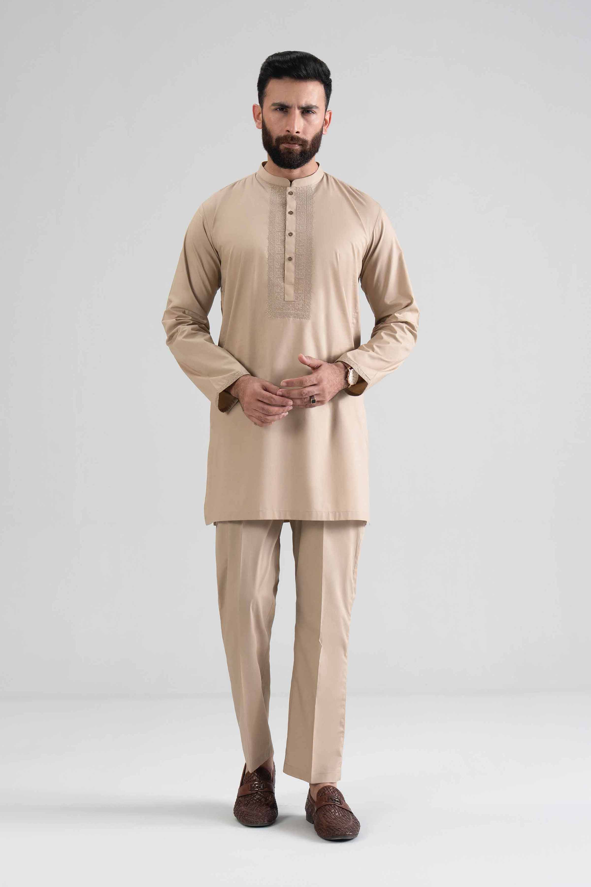 2 Piece - Embroidered Suit - NQ26-003 – Men’s Stitched Collection | Nishat | Shop Online