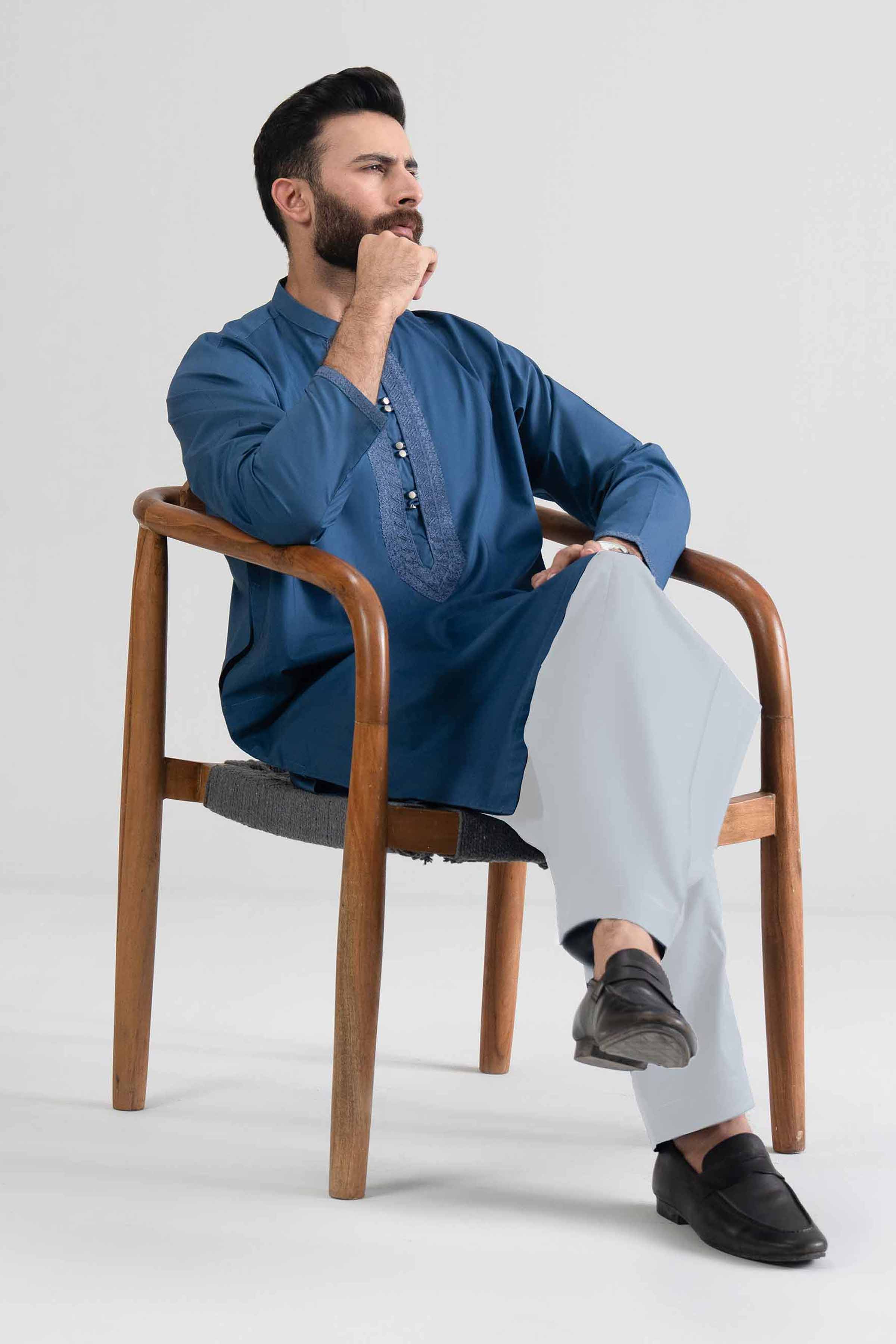 2 Piece - Embroidered Suit - NQ26-004