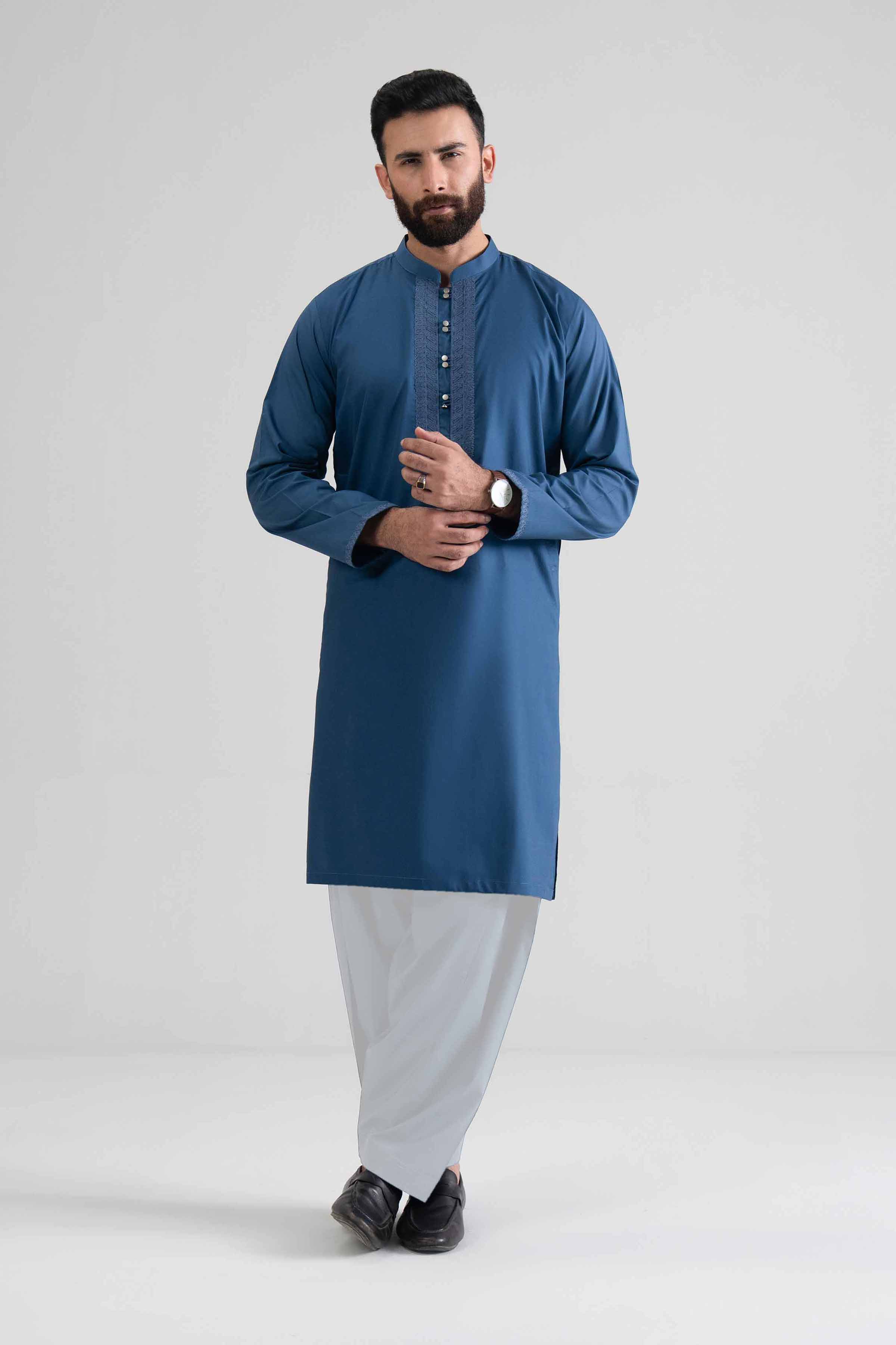 2 Piece - Embroidered Suit - NQ26-004 – Men’s Stitched Collection | Nishat | Shop Online