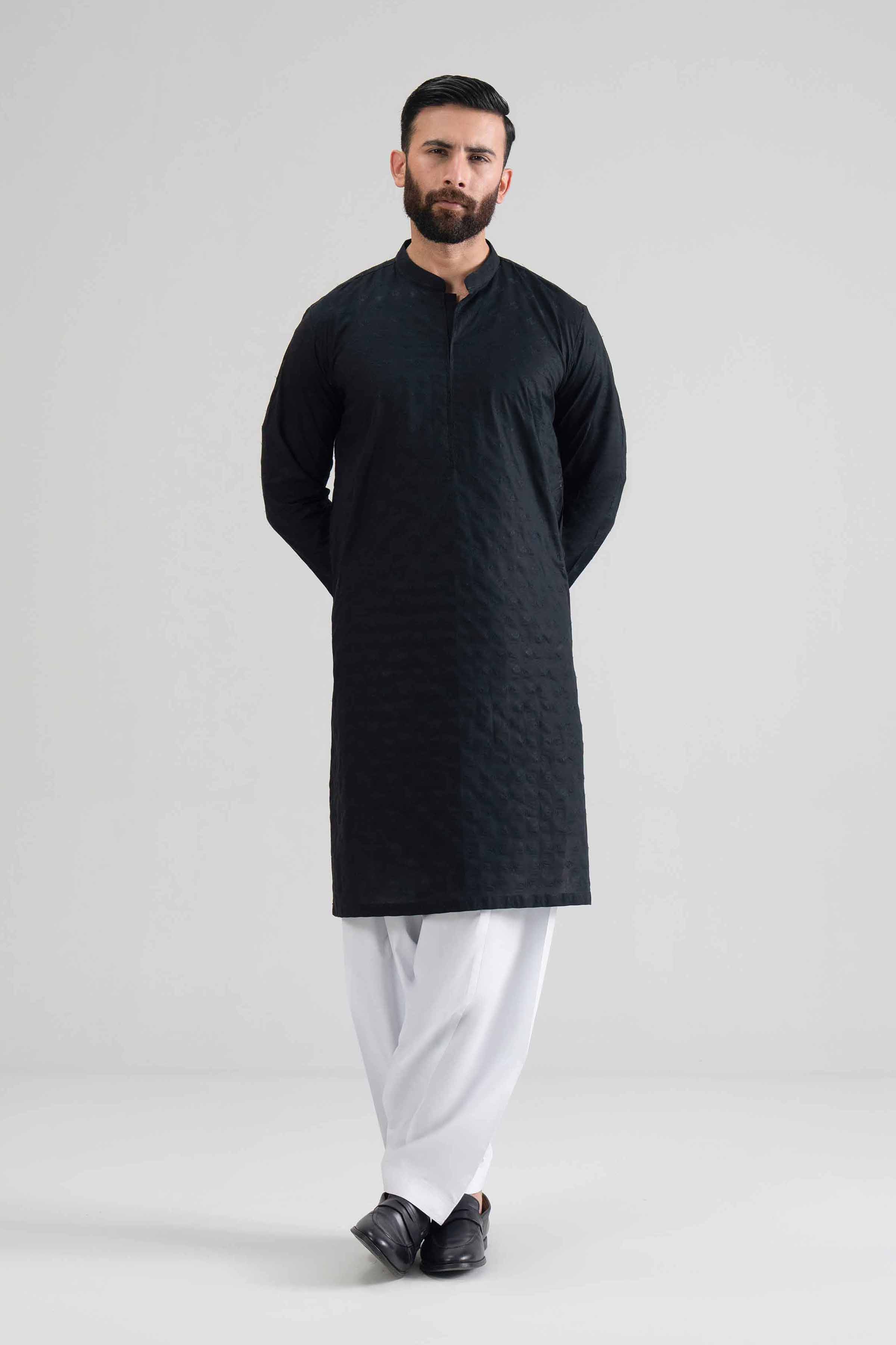 Embroidered Kurta- NQ26-007 – Men’s Stitched Collection | Nishat | Shop Online