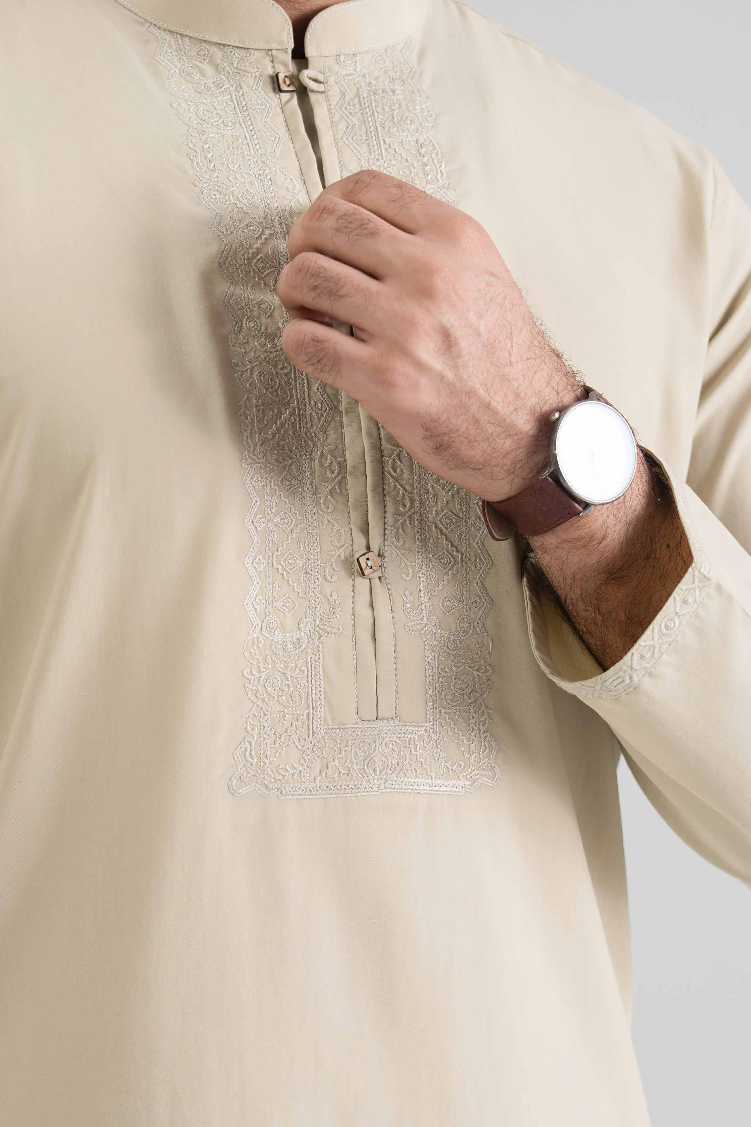 Embroidered Kurta - NQ26-009 – Men’s Stitched Collection | Nishat | Shop Online