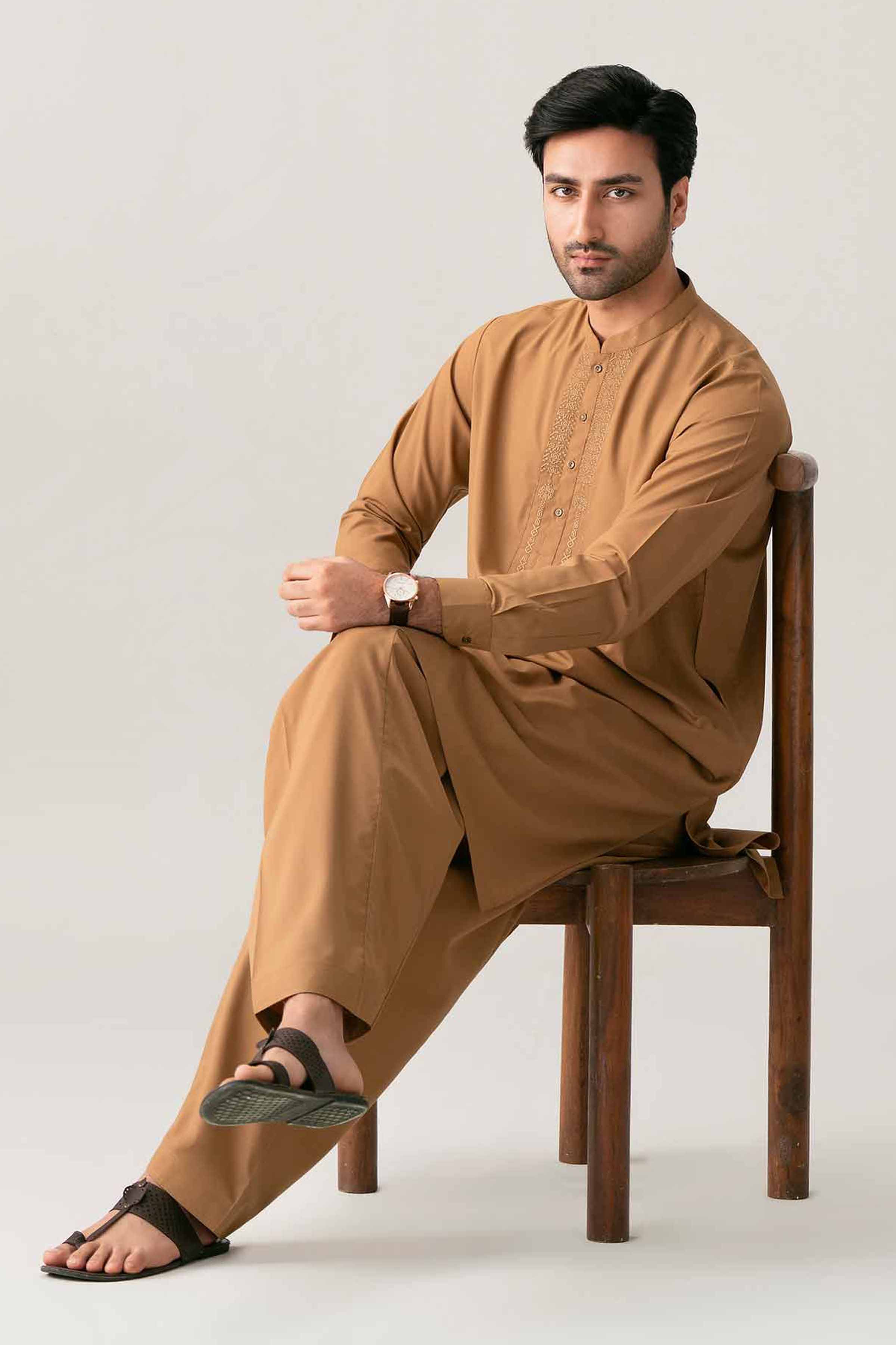 2 Piece - Embroidered Suit - NQ26-015