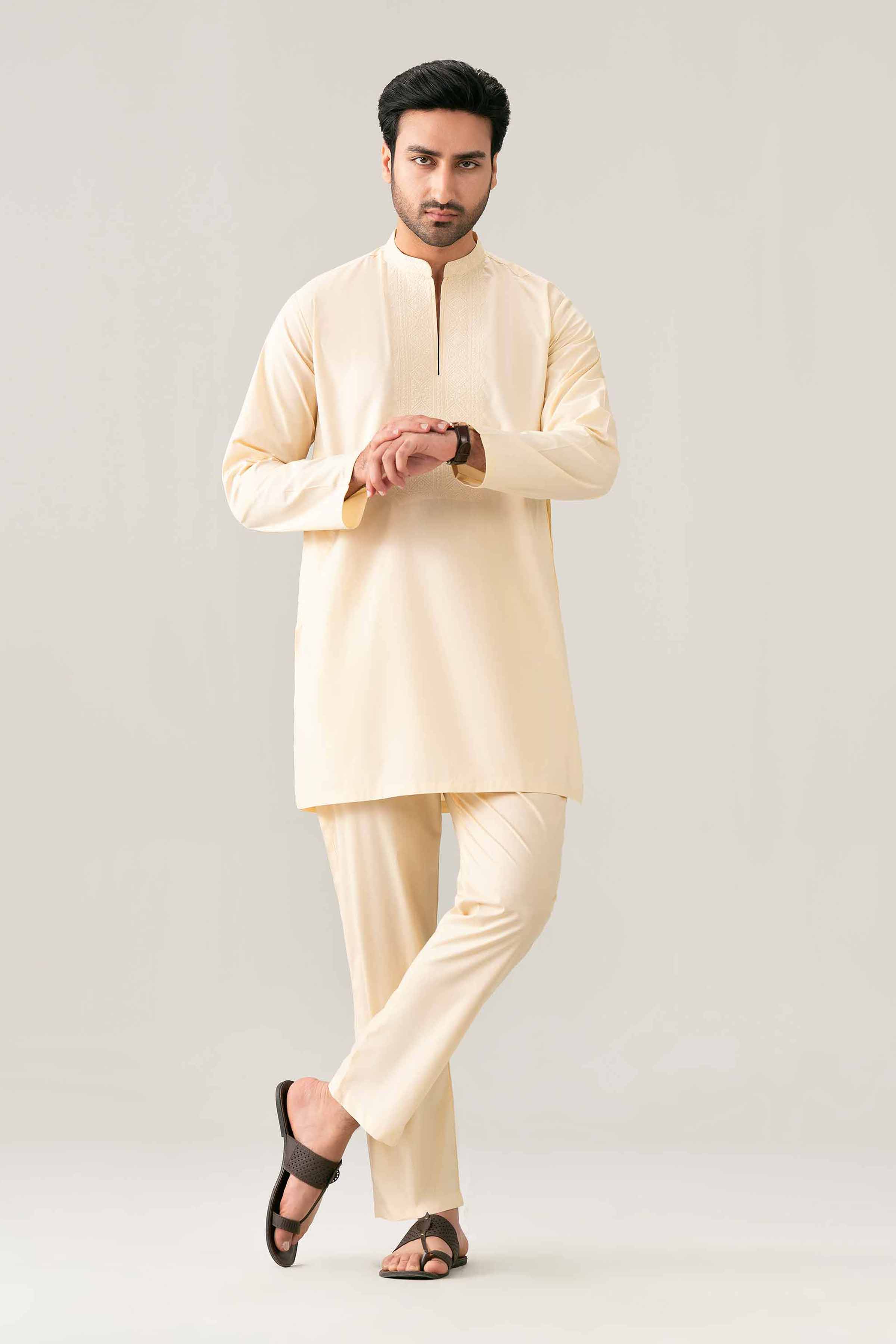 2 Piece - Embroidered Suit - NQ26-017