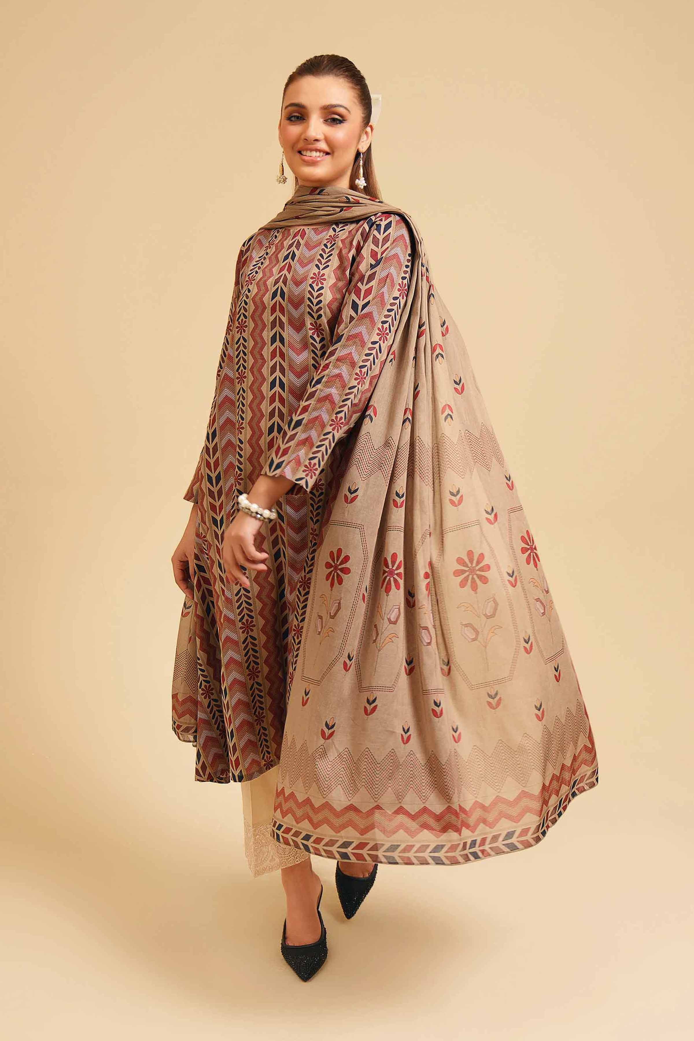 Pret 2 PC Printed Suit For Girls Store NISHAT