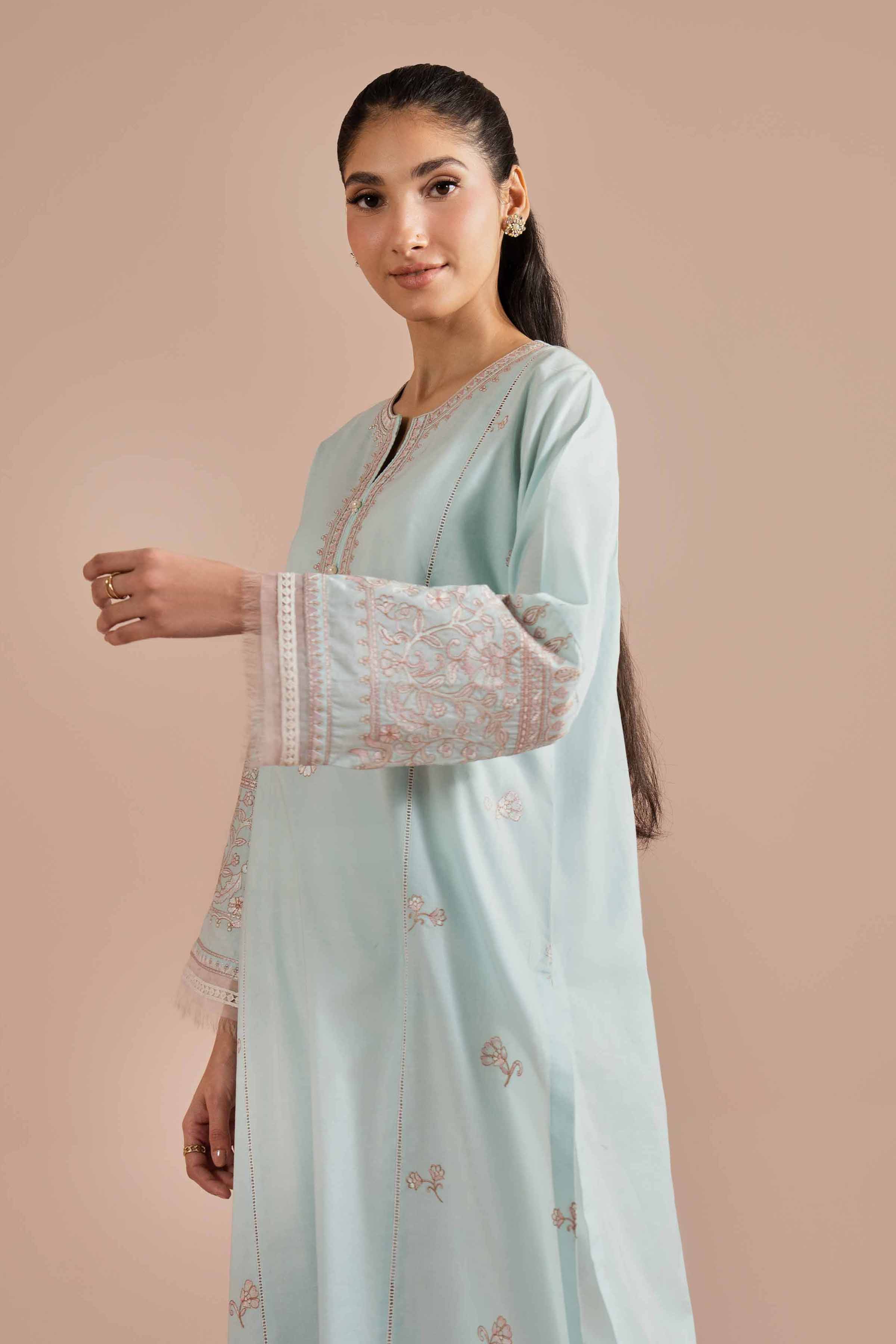 Embroidered Shirt - PE26-04 for Women - Pret Collection | Nishat | Shop Online