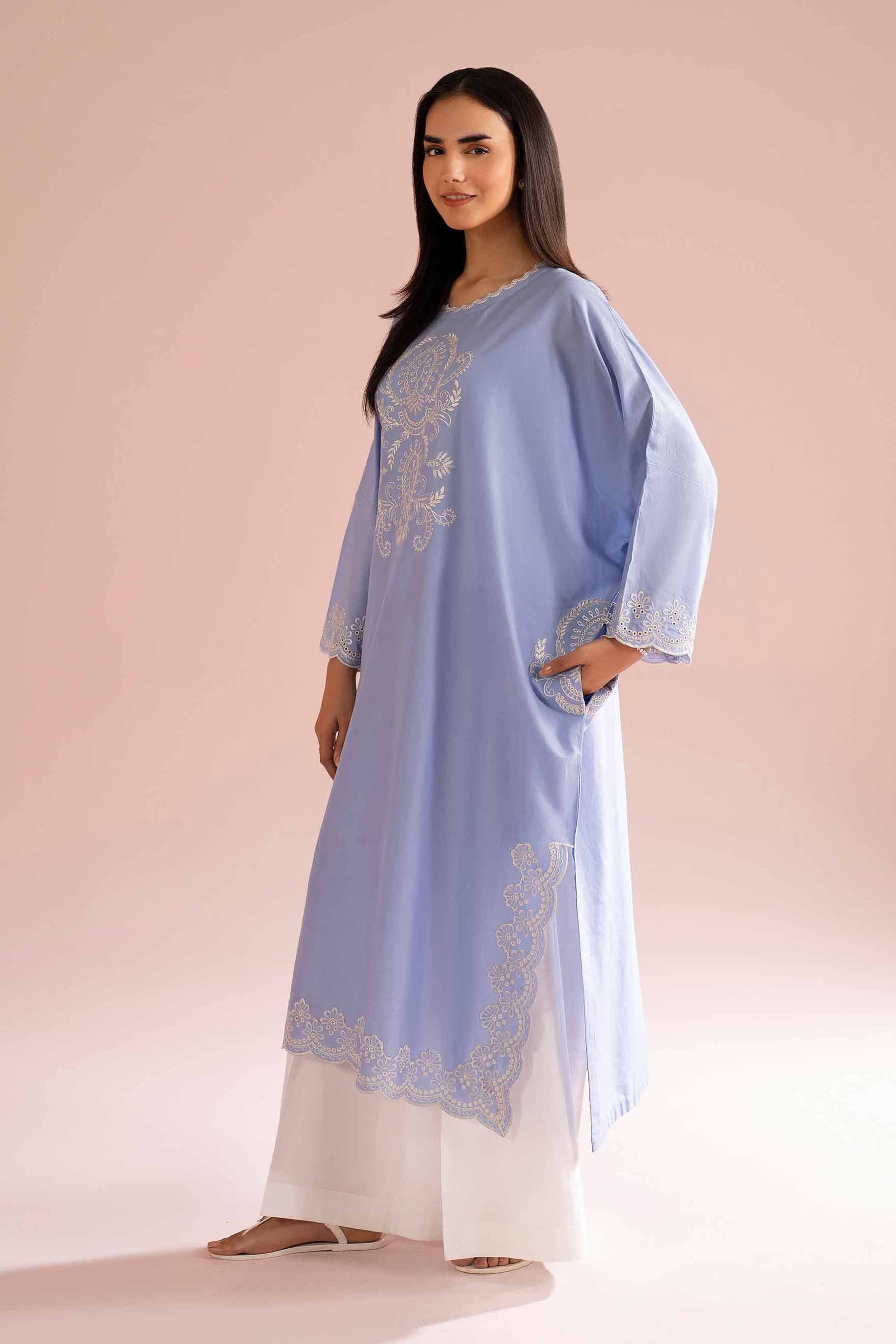 Embroidered Shirt - PE26-05 for Women - Pret Collection | Nishat | Shop Online