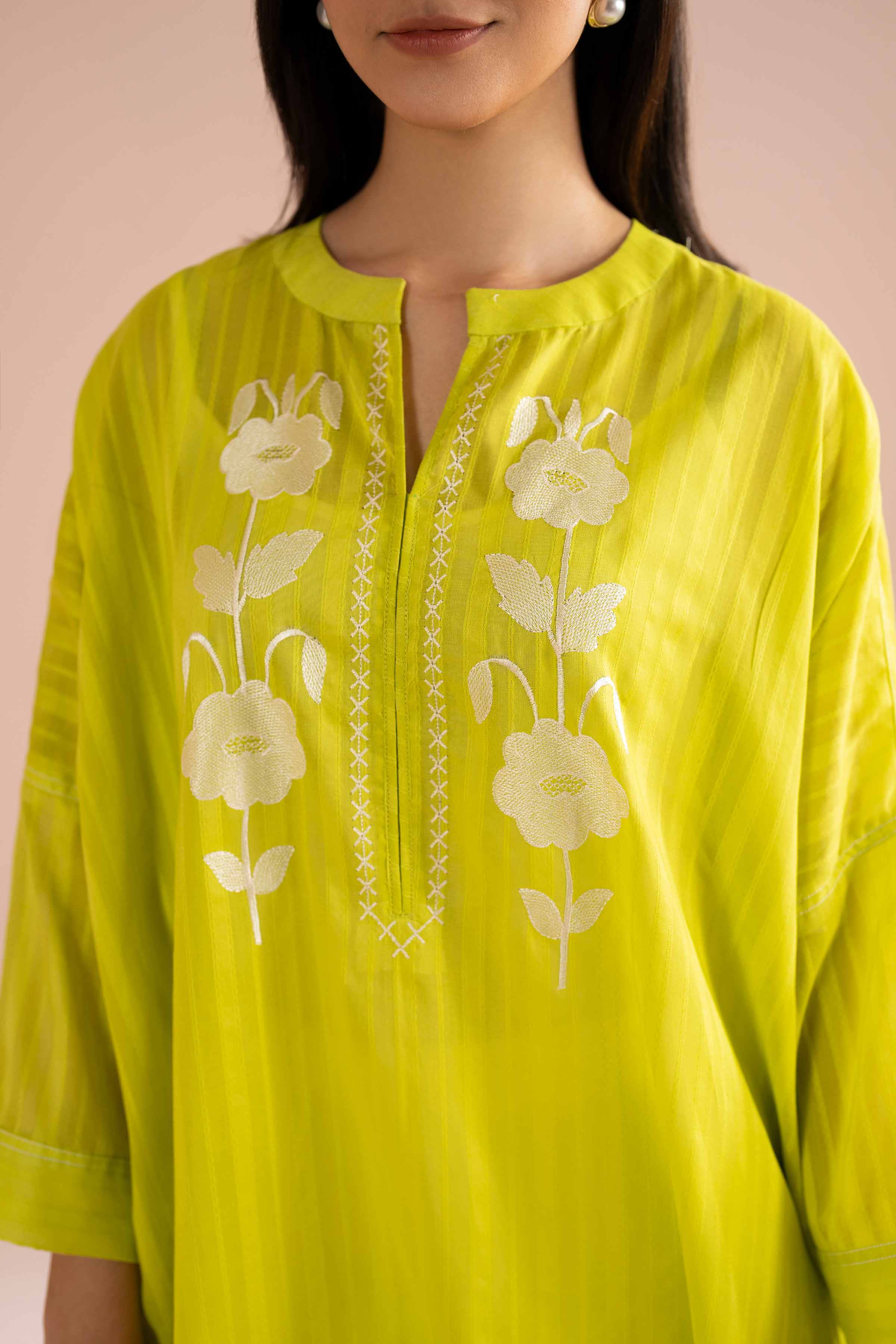 Embroidered Shirt - PE26-06 for Women - Pret Collection | Nishat | Shop Online