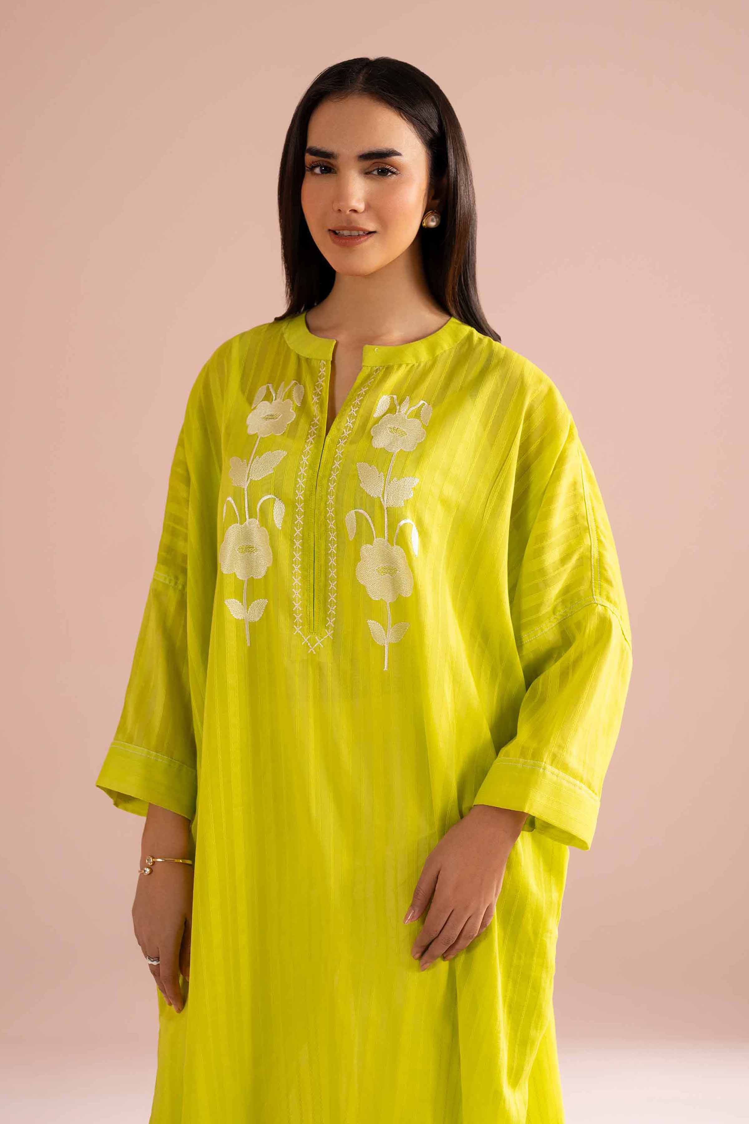 Embroidered Shirt - PE26-06 for Women - Pret Collection | Nishat | Shop Online