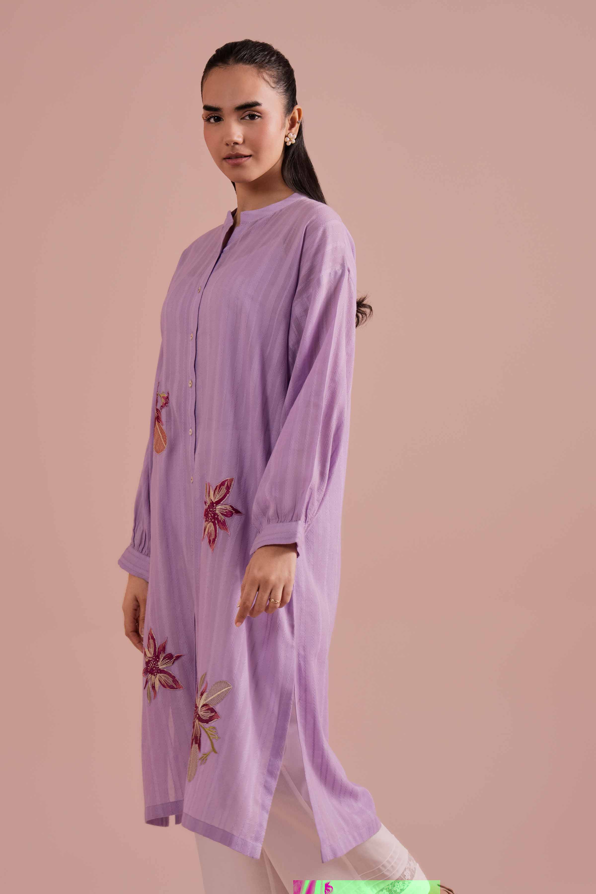 Embroidered Shirt - PE26-07 for Women - Pret Collection | Nishat | Shop Online