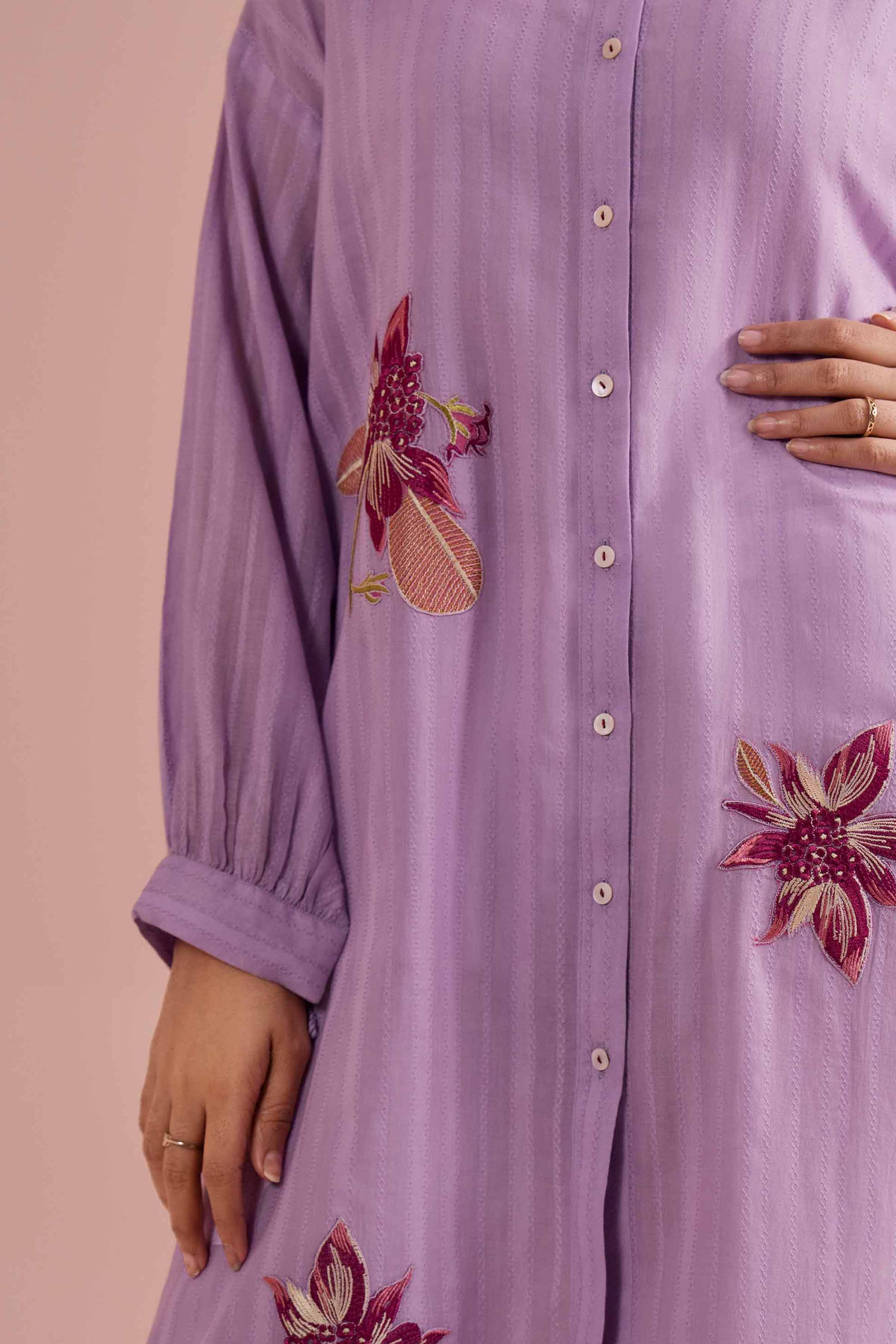 Embroidered Shirt - PE26-07 for Women - Pret Collection | Nishat | Shop Online