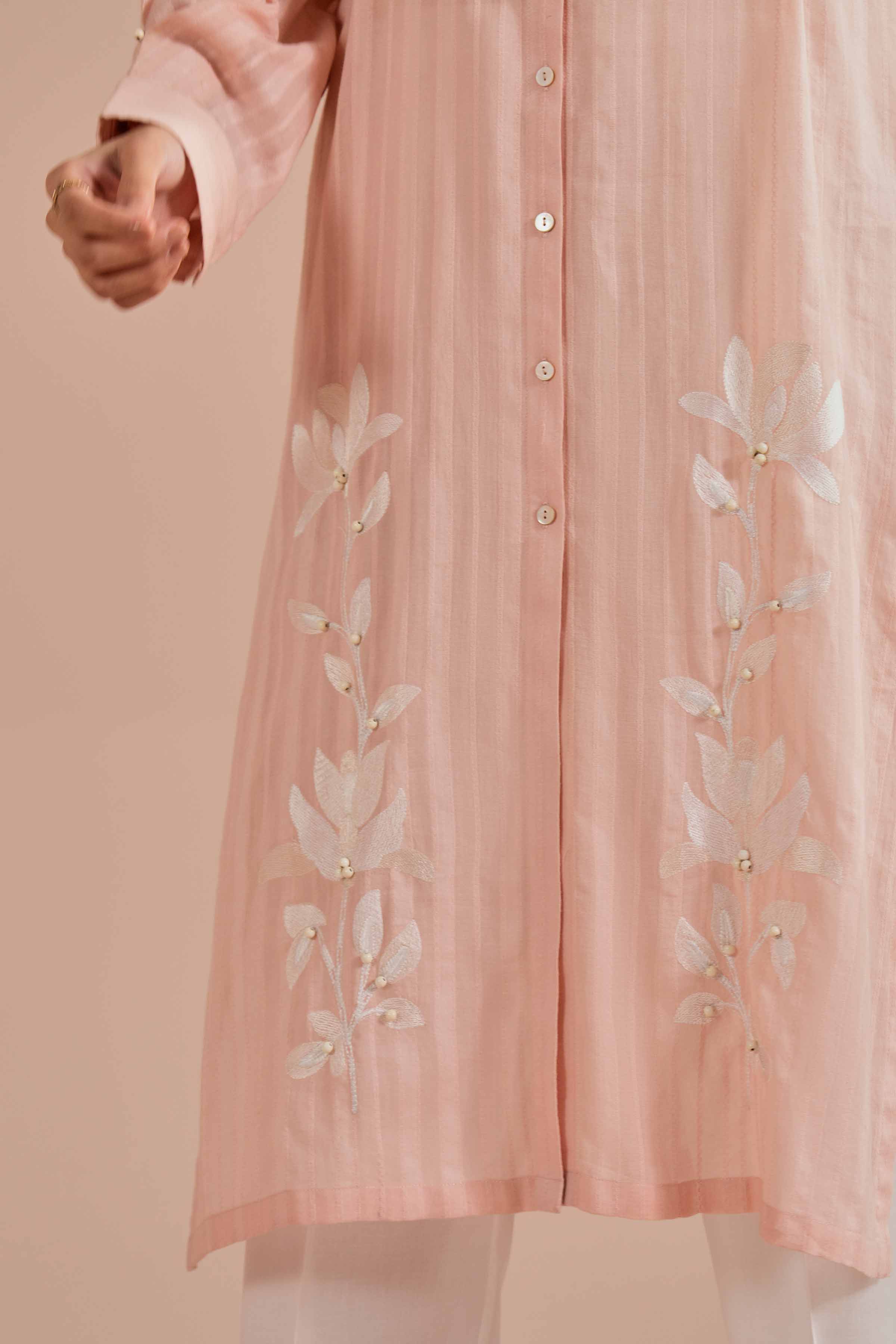 Embroidered Shirt - PE26-08 for Women - Pret Collection | Nishat | Shop Online