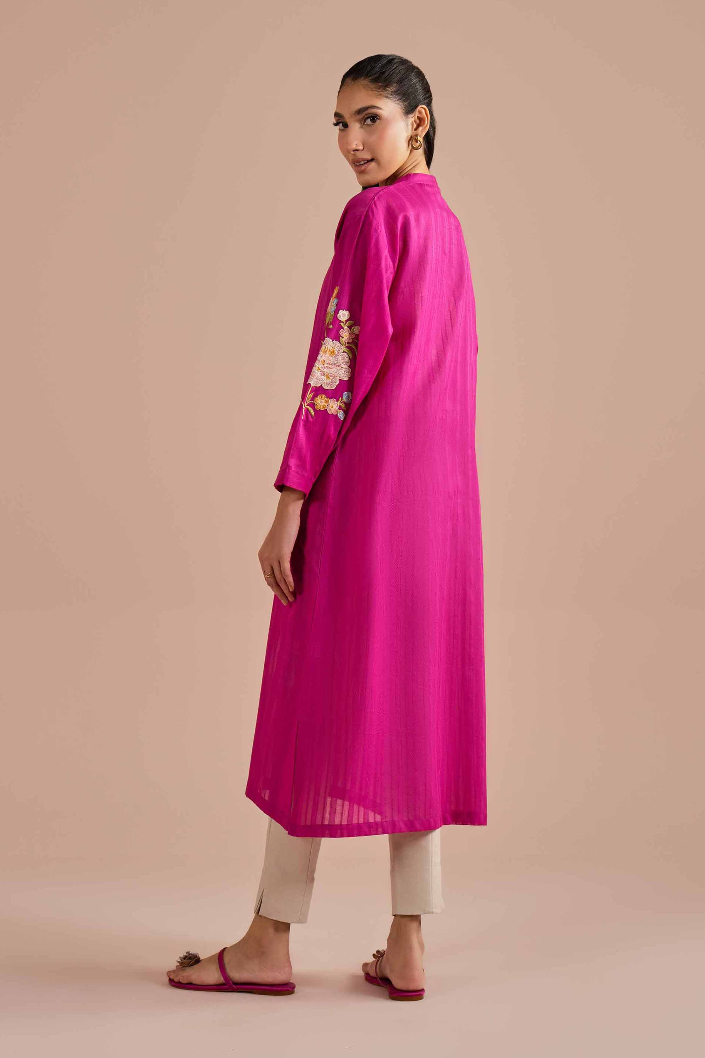 Embroidered Shirt - PE26-09 for Women - Pret Collection | Nishat | Shop Online