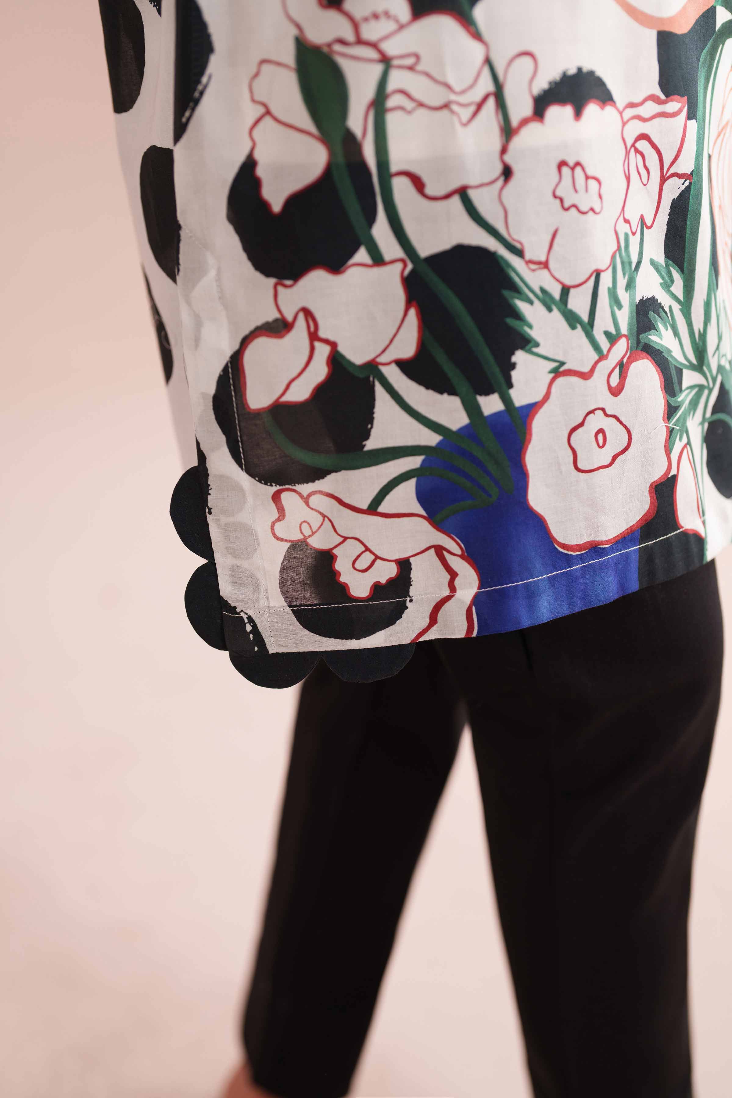 Printed Tunic - PE26-103 for Women - Pret Collection | Nishat | Shop Online