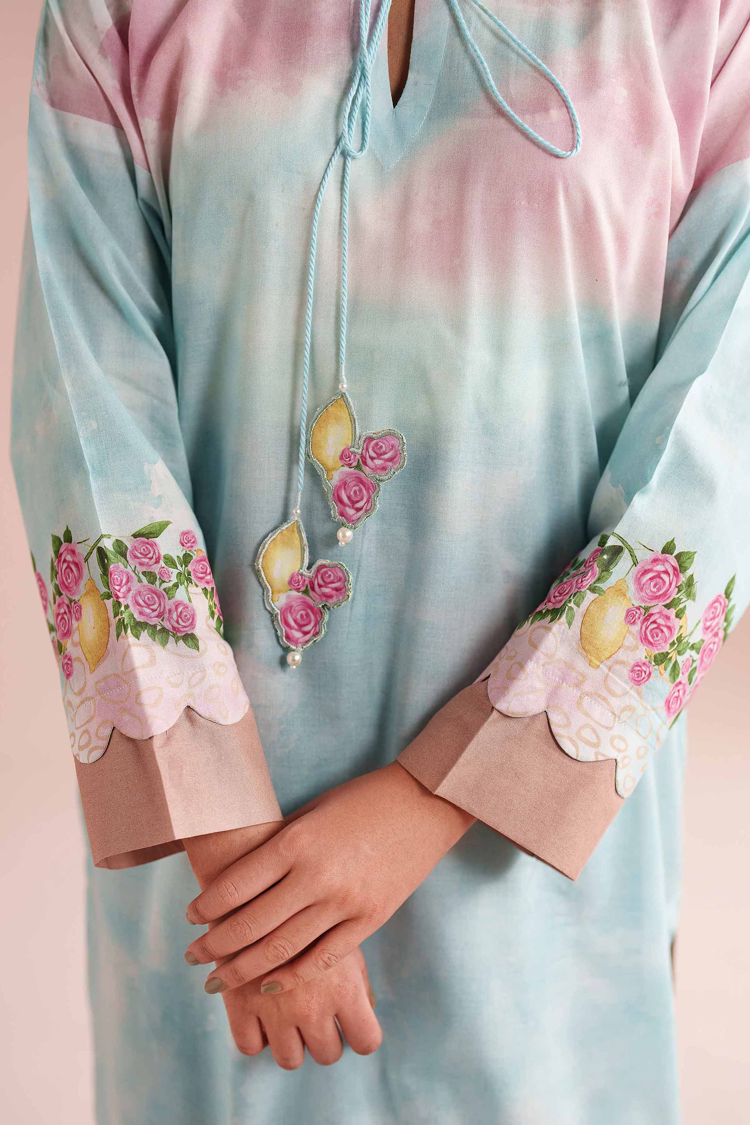 Printed Shirt - PE26-108 for Women - Pret Collection | Nishat | Shop Online