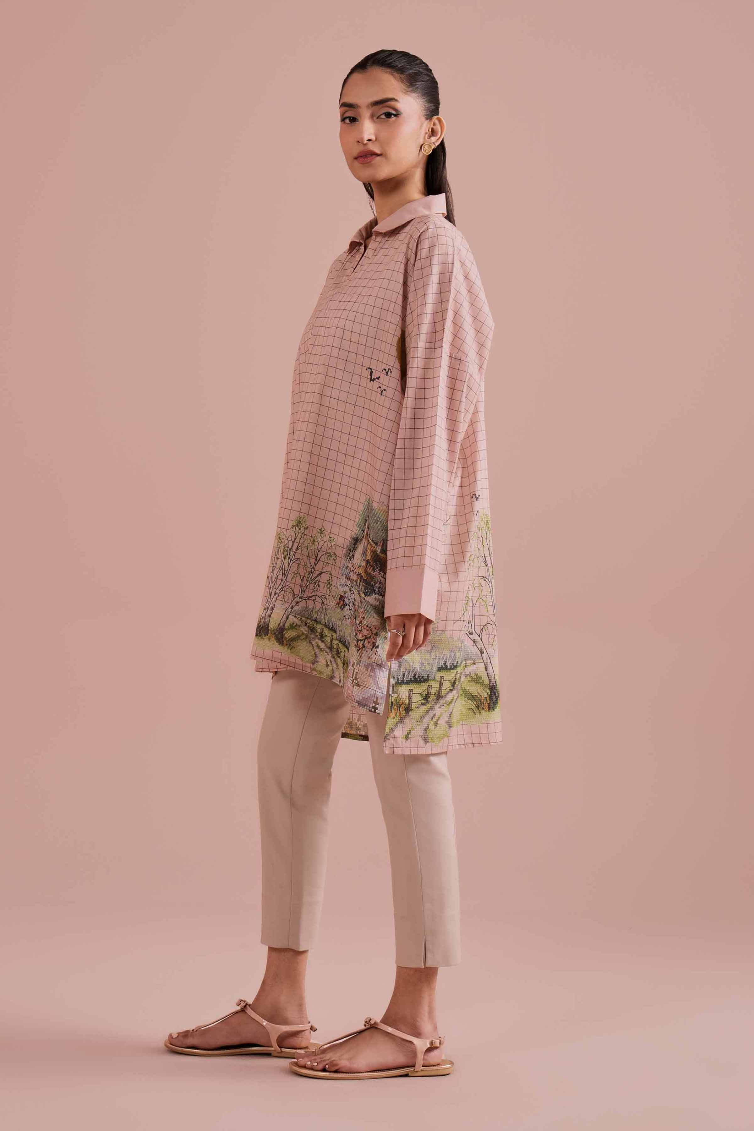 Printed Tunic - PE26-110 for Women - Pret Collection | Nishat | Shop Online