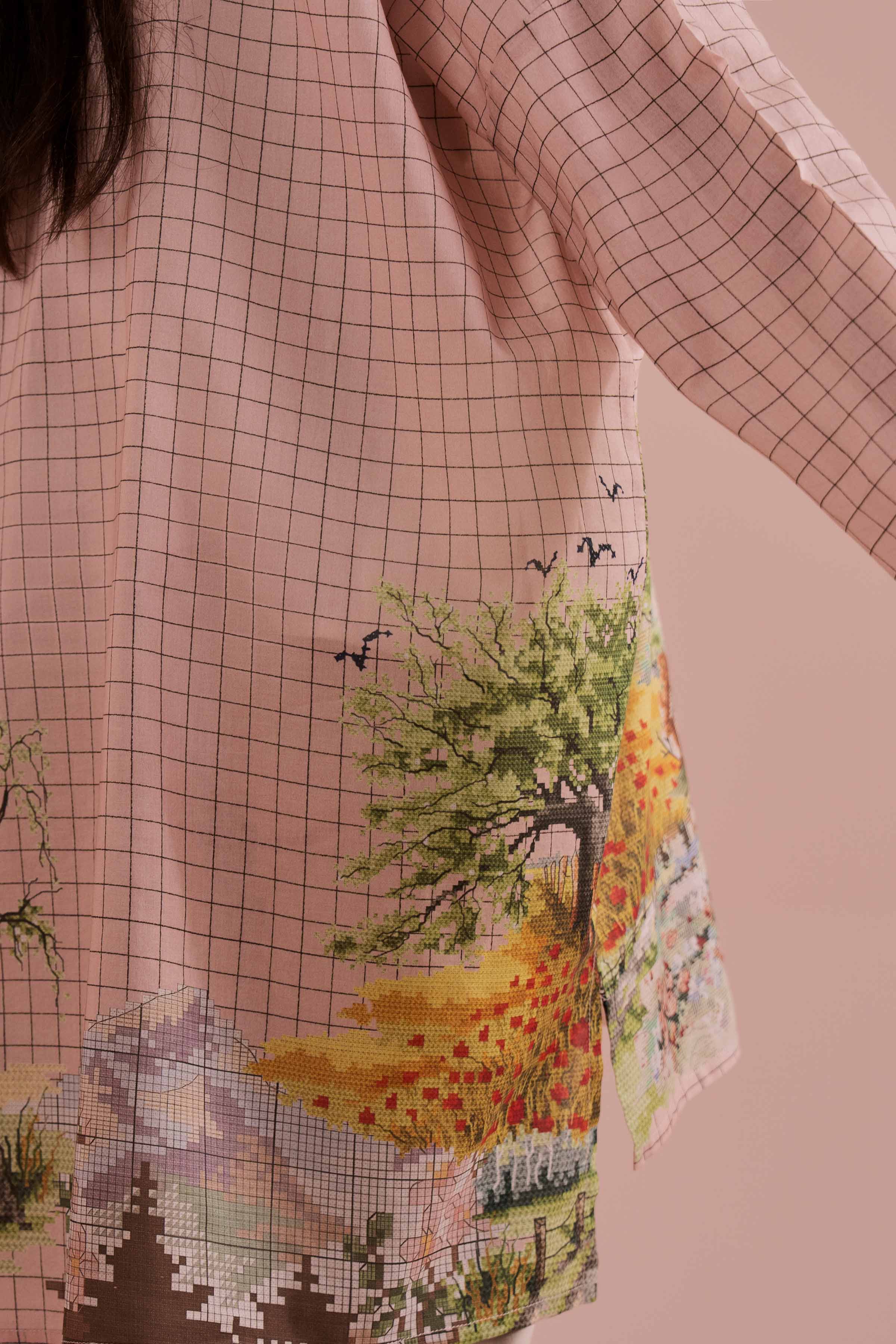 Printed Tunic - PE26-110 for Women - Pret Collection | Nishat | Shop Online