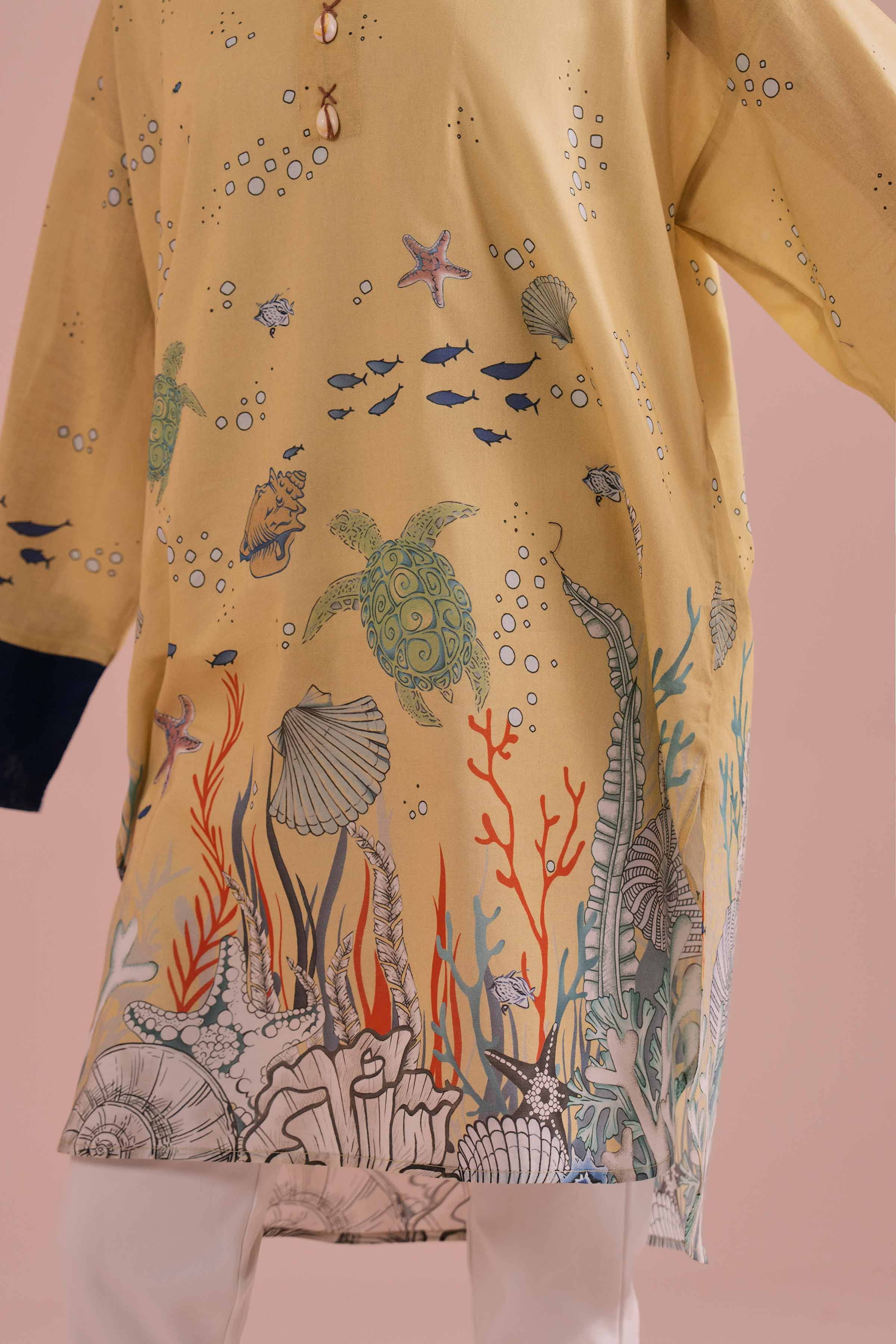 Printed Tunic - PE26-111 for Women - Pret Collection | Nishat | Shop Online