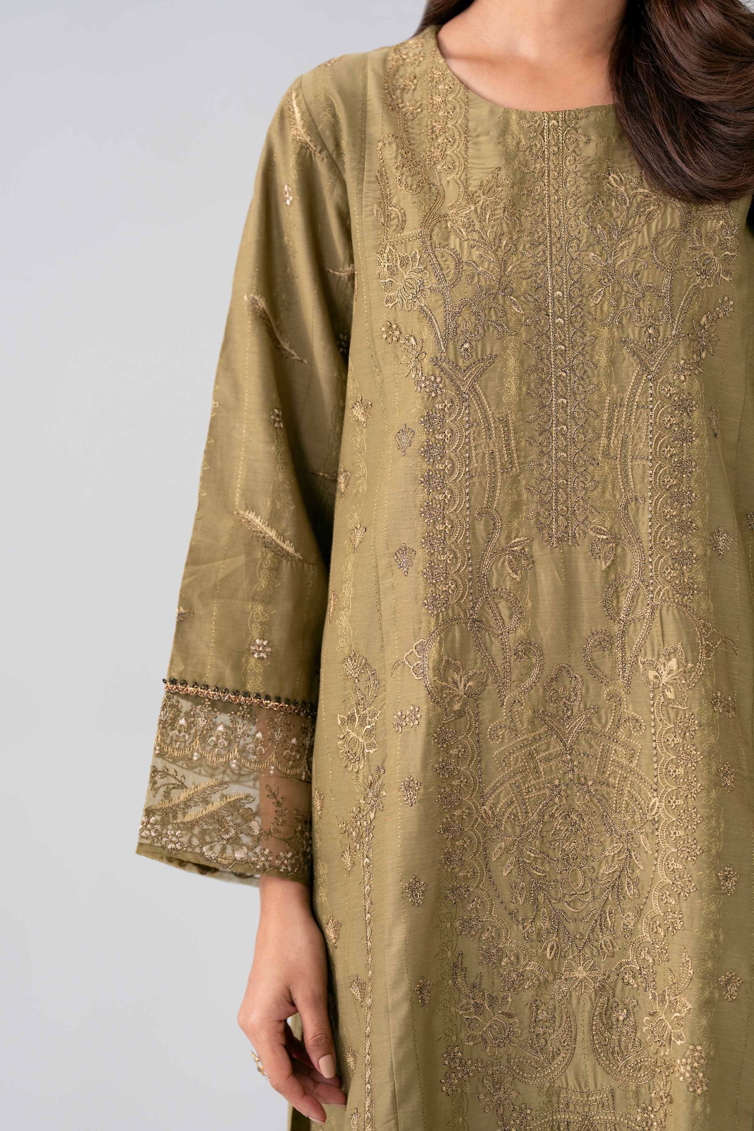 3 Piece - Embroidered Suit - PE26-120