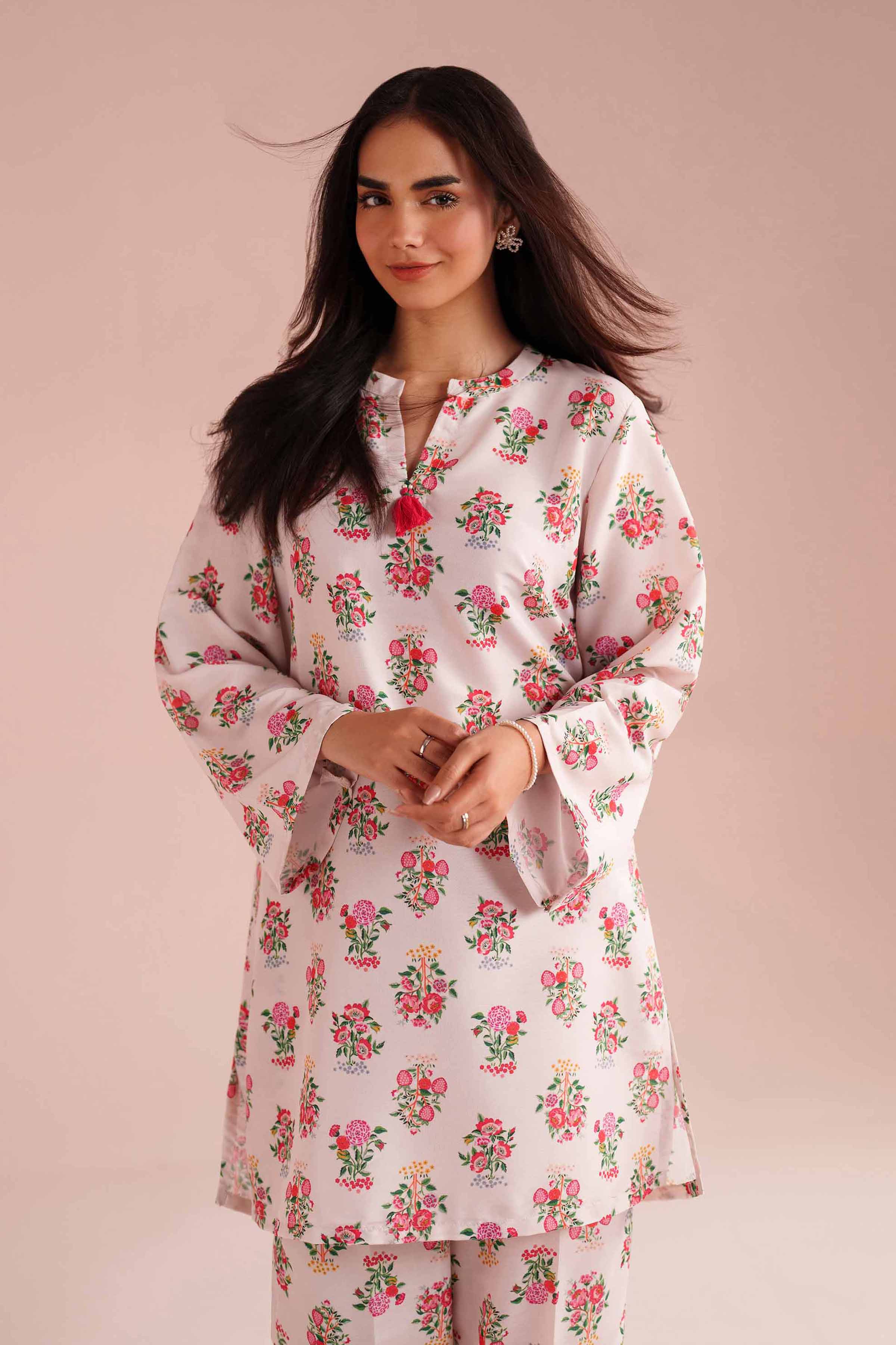 2 Piece - Printed Suit - PE26-13 for Women - Pret Collection | Nishat | Shop Online