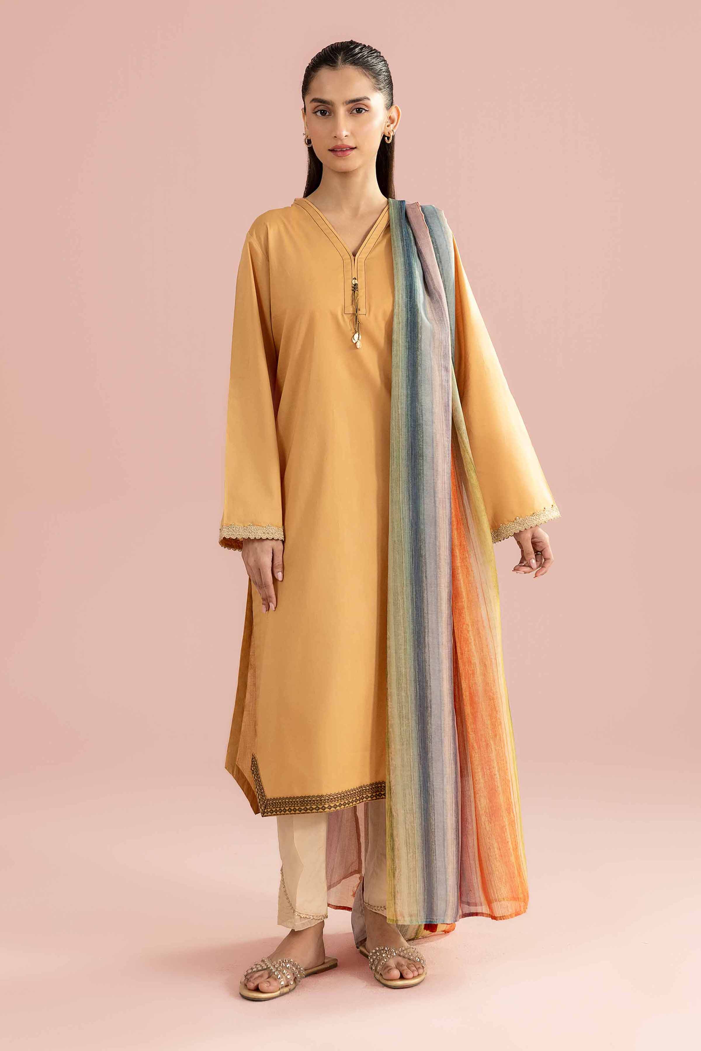 2 Piece - Embroidered Suit - PE26-138 for Women - Pret Collection | Nishat | Shop Online