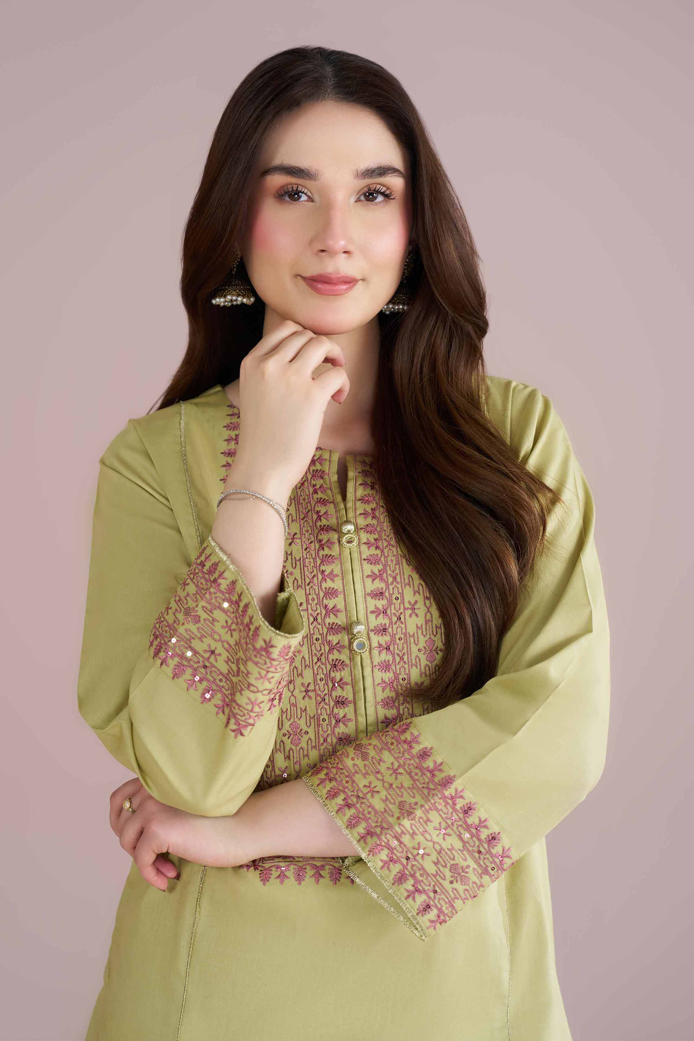2 Piece - Embroidered Suit - PE26-151 for Women - Pret Collection | Nishat | Shop Online