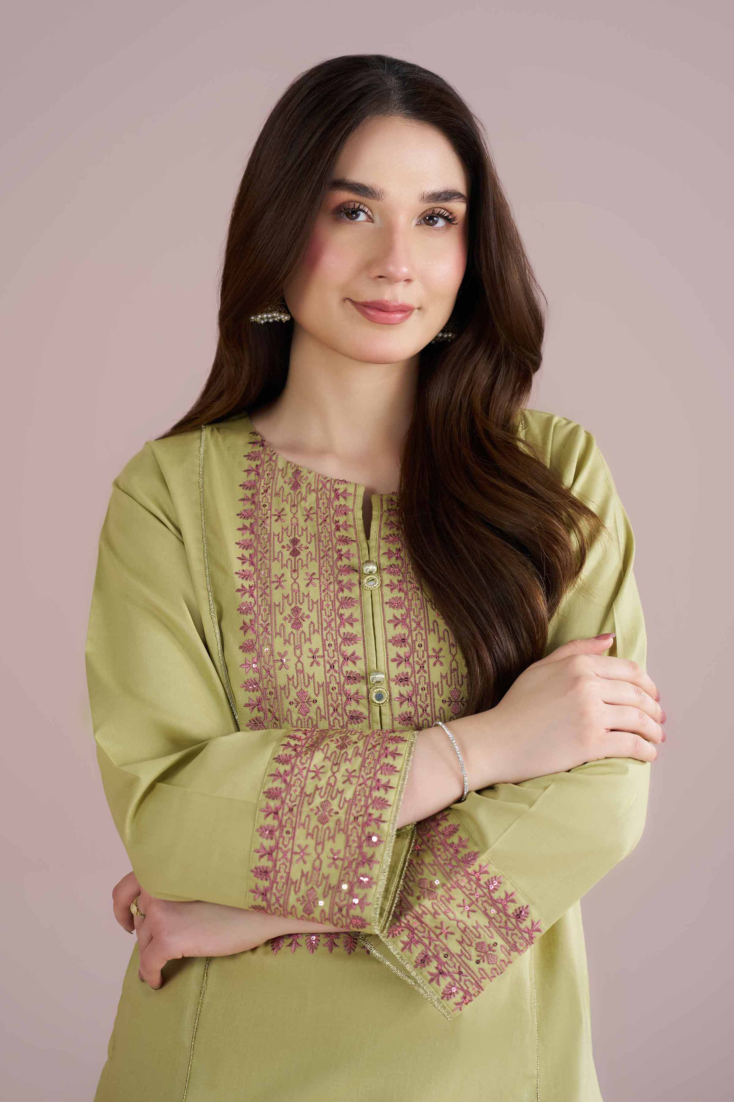 2 Piece - Embroidered Suit - PE26-151 for Women - Pret Collection | Nishat | Shop Online