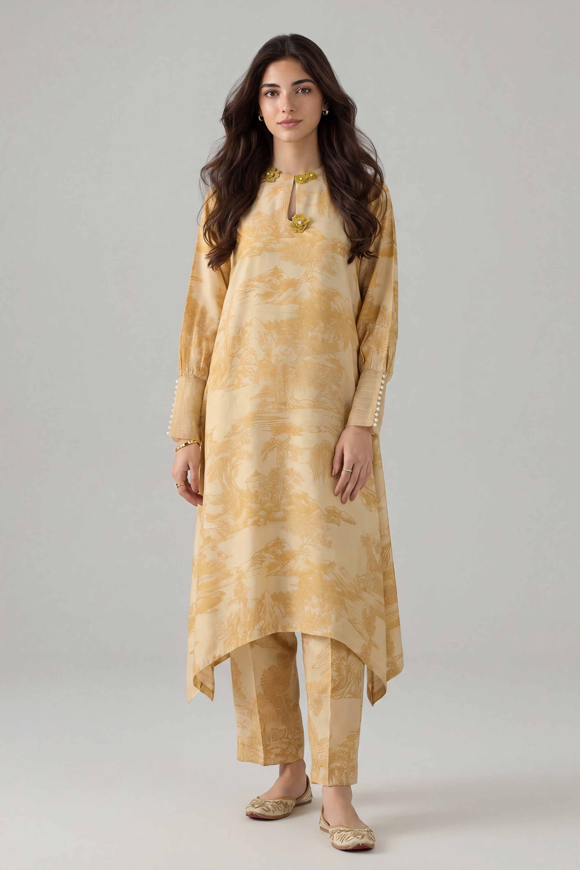 2 Piece - Printed Suit - PE26-155