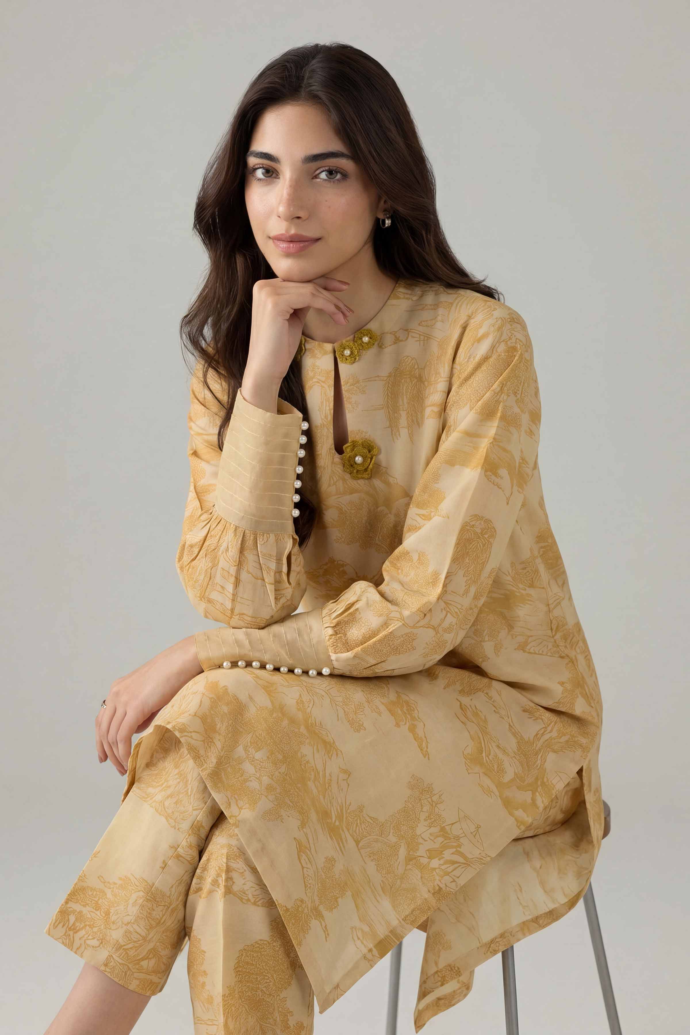 2 Piece - Printed Suit - PE26-155