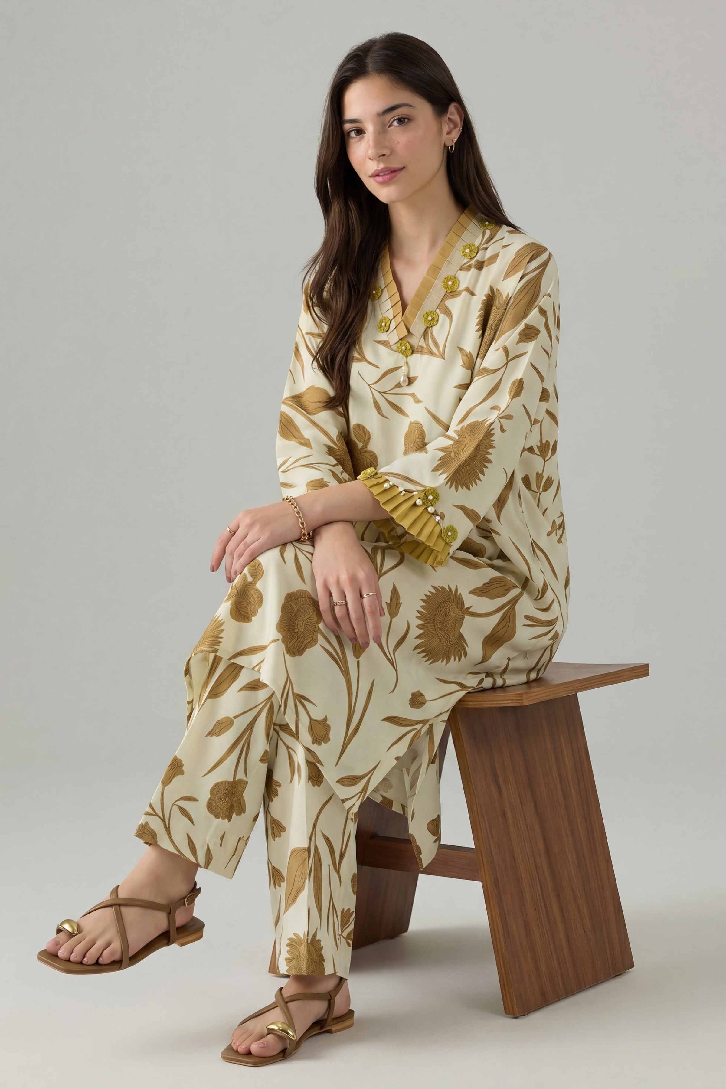 2 Piece - Printed Suit - PE26-158