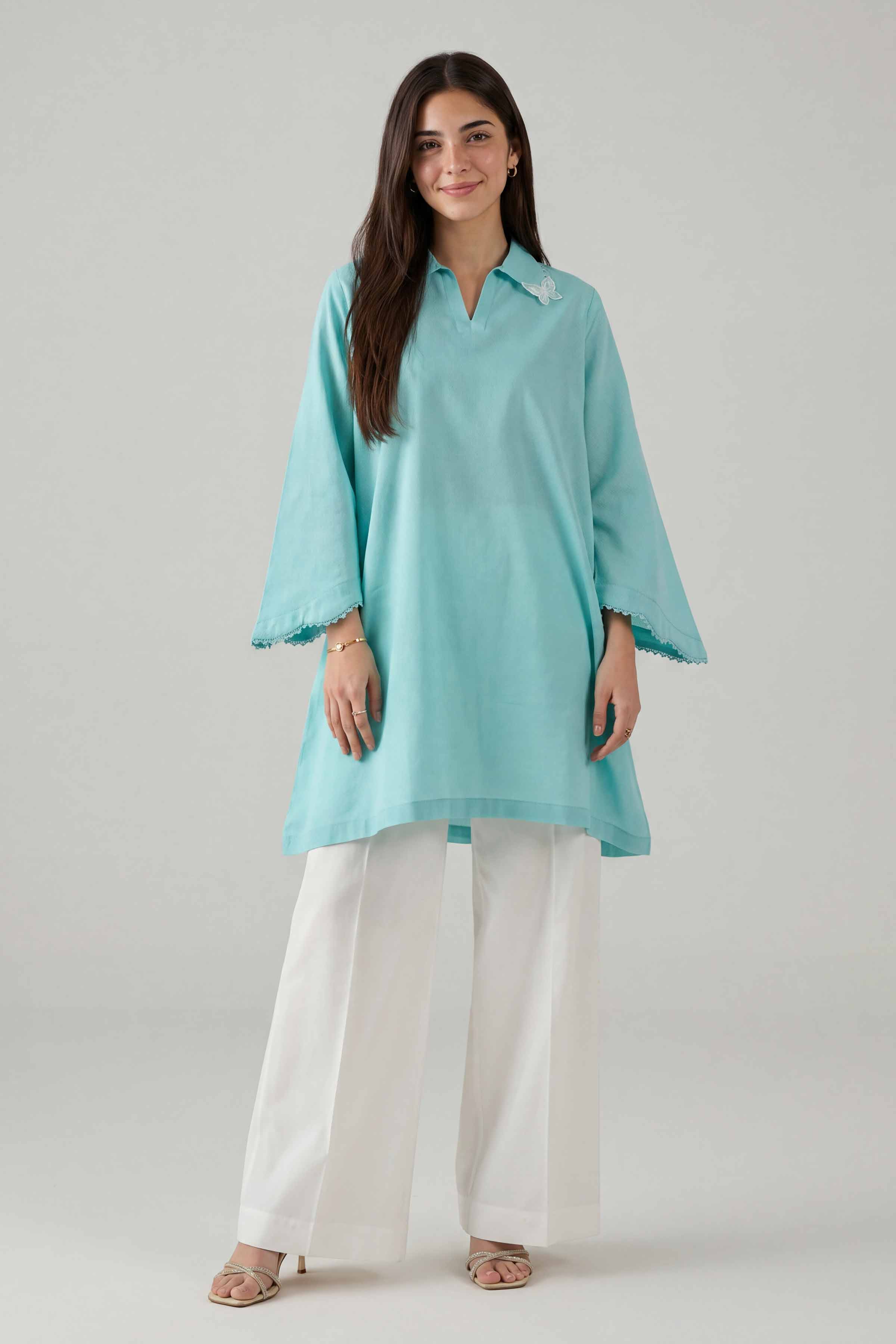 2 Piece - Embroidered Suit - PE26-159