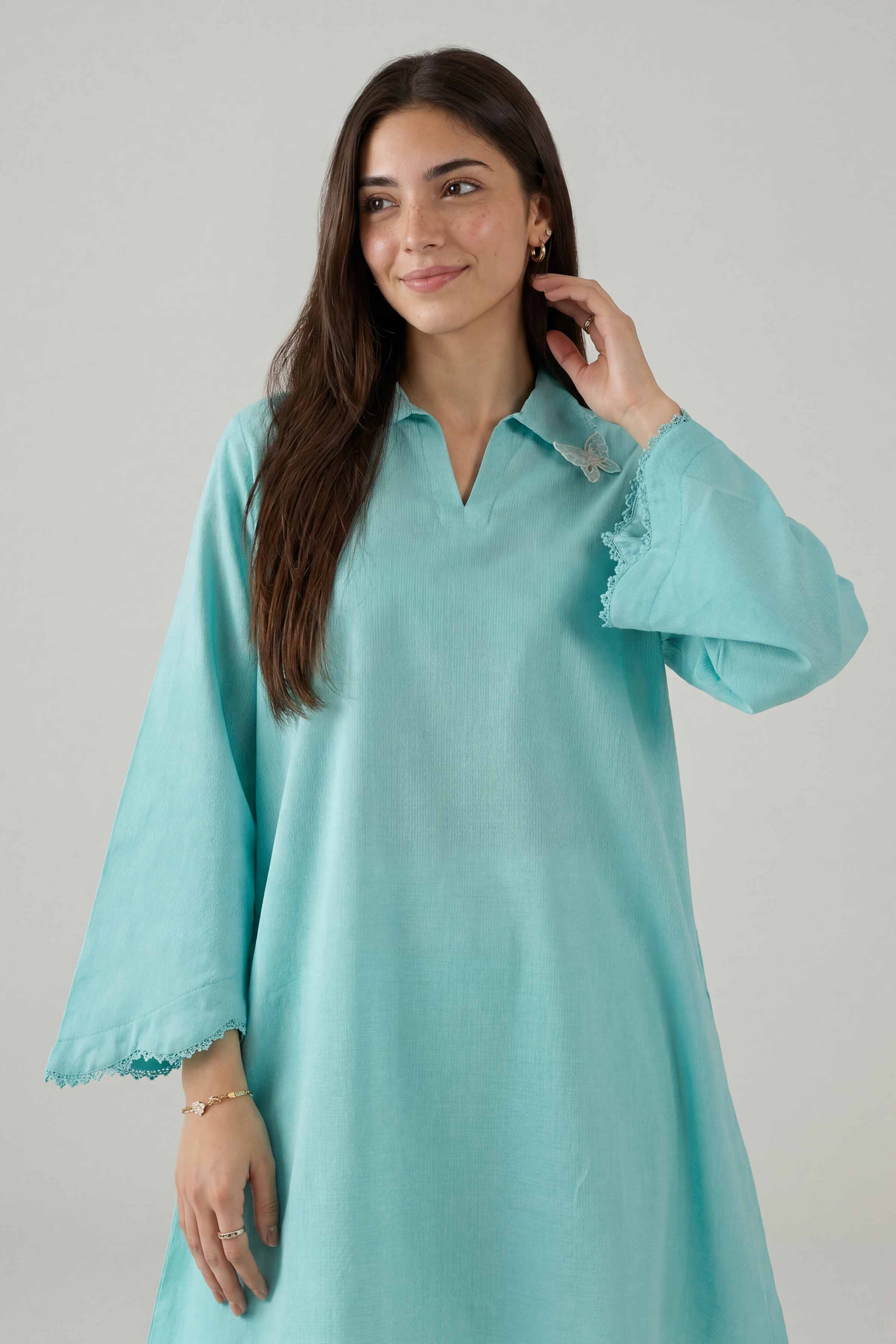 2 Piece - Embroidered Suit - PE26-159