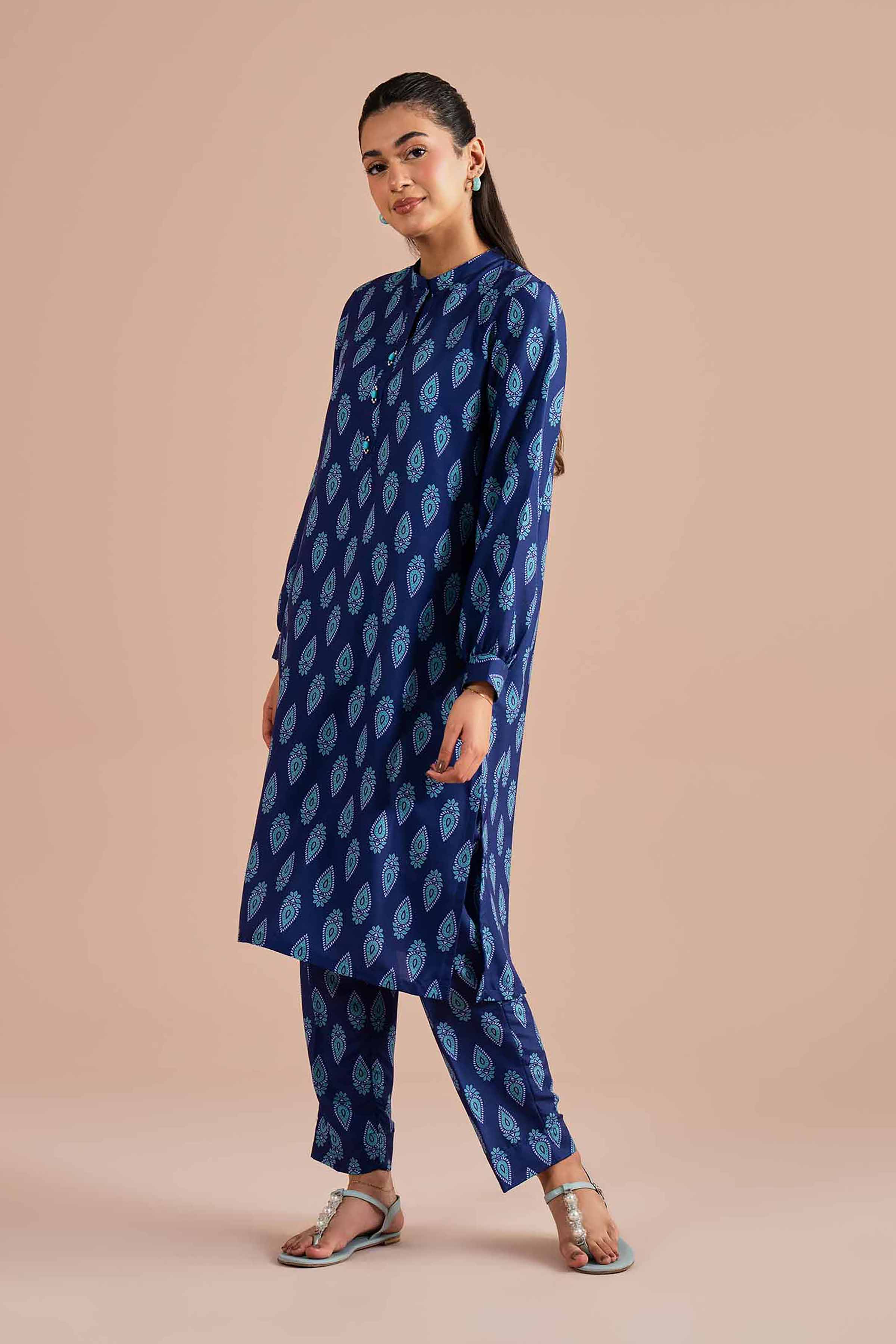 2 Piece - Printed Suit - PE26-17 for Women - Pret Collection | Nishat | Shop Online