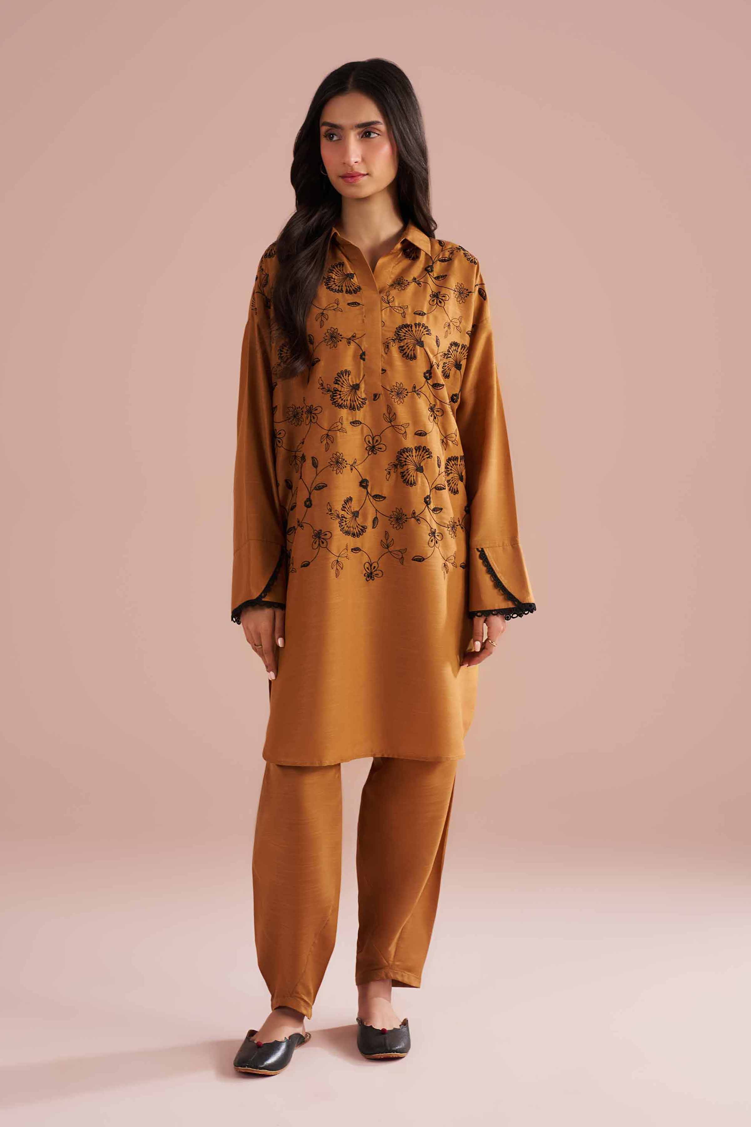 2 Piece - Embroidered Suit - PE26-173 for Women - Pret Collection | Nishat | Shop Online