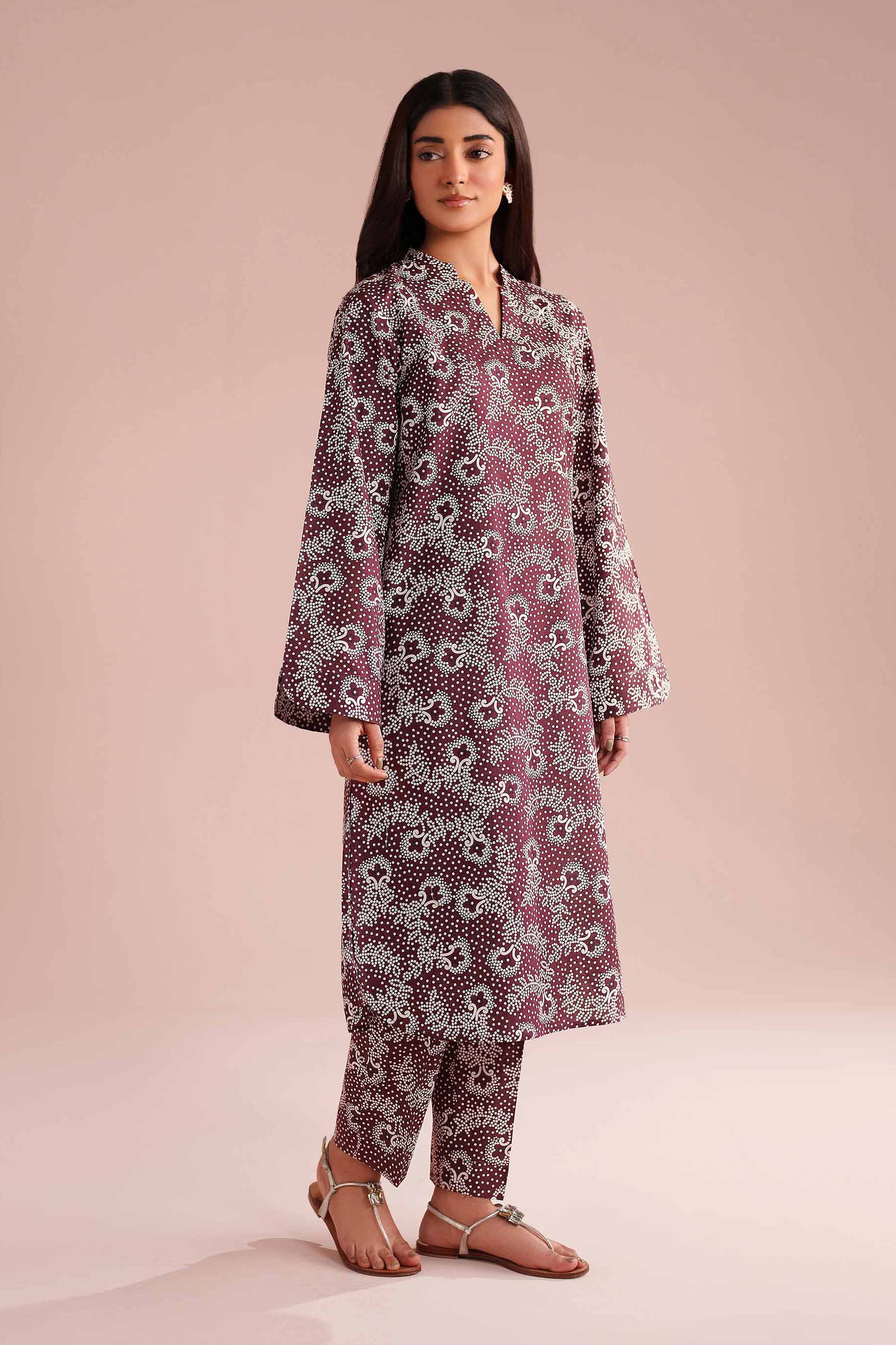 2 Piece - Printed Suit - PE26-180 for Women - Pret Collection | Nishat | Shop Online