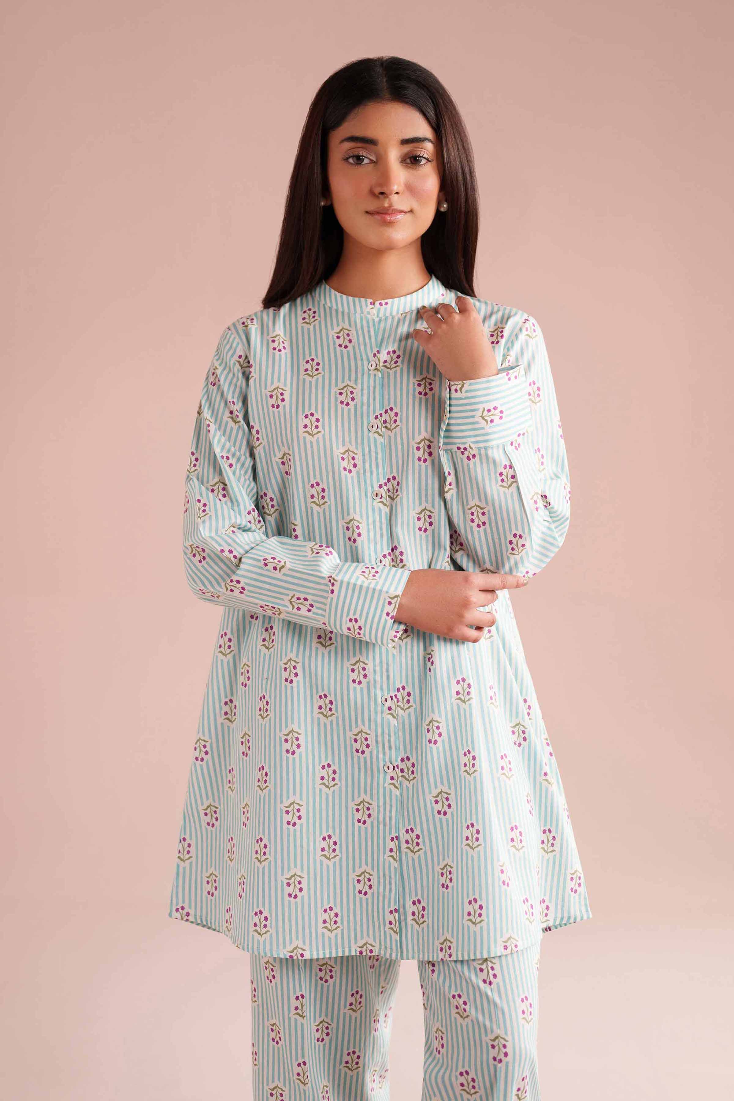 2 Piece - Printed Suit - PE26-183 for Women - Pret Collection | Nishat | Shop Online