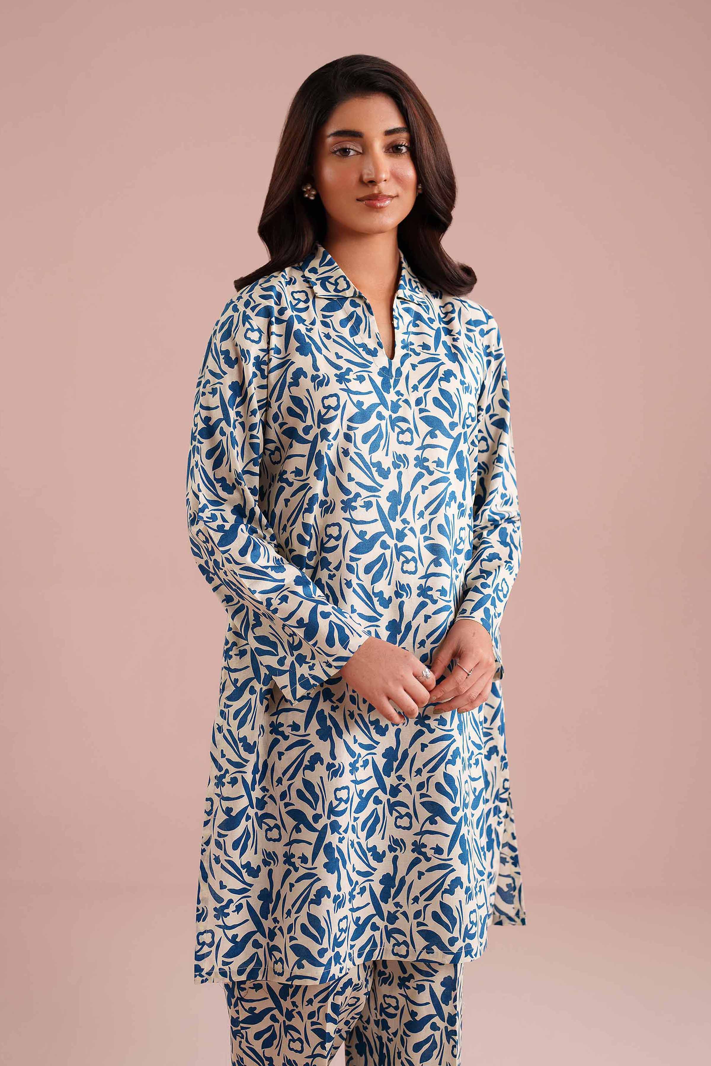2 Piece - Printed Suit - PE26-184 for Women - Pret Collection | Nishat | Shop Online