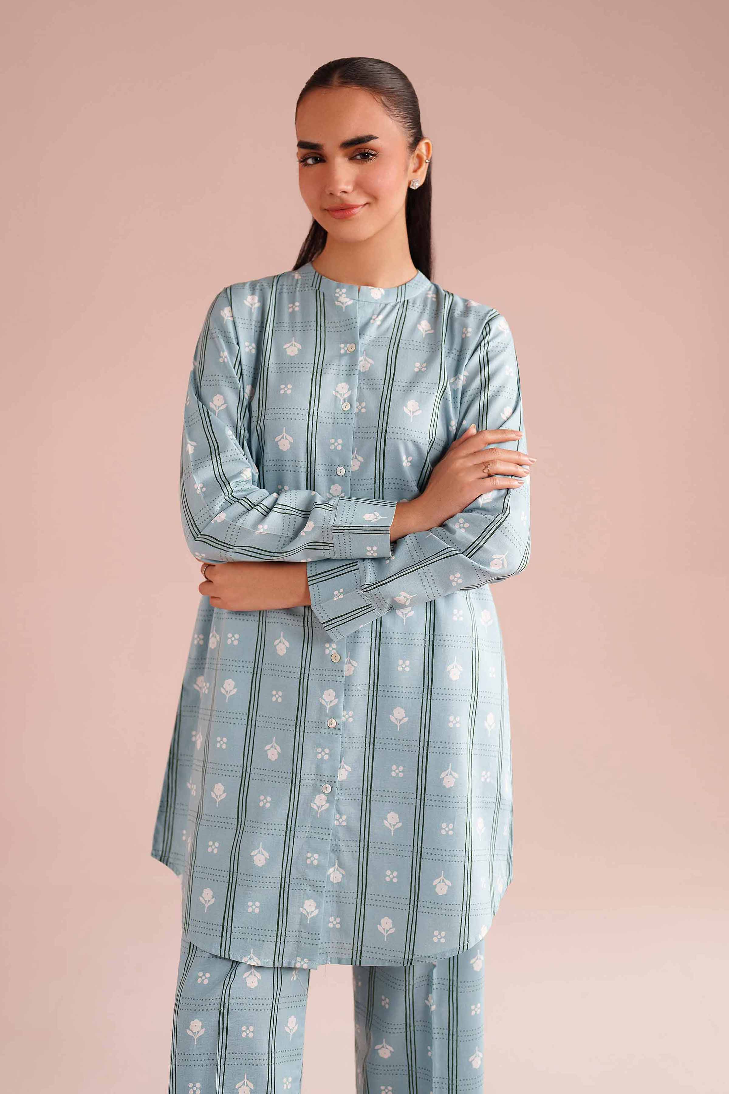 2 Piece - Printed Suit - PE26-186 for Women - Pret Collection | Nishat | Shop Online