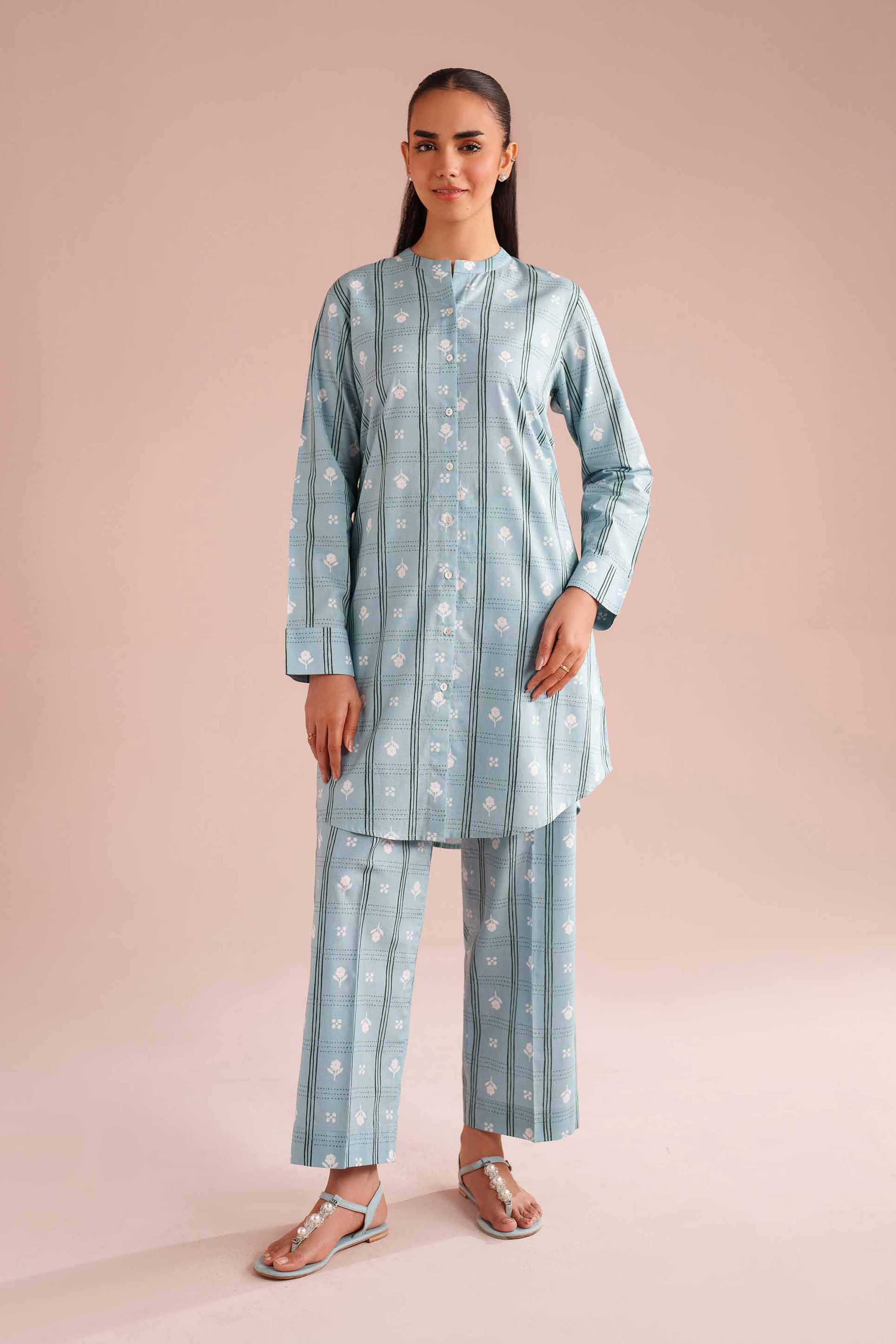 2 Piece - Printed Suit - PE26-186 for Women - Pret Collection | Nishat | Shop Online
